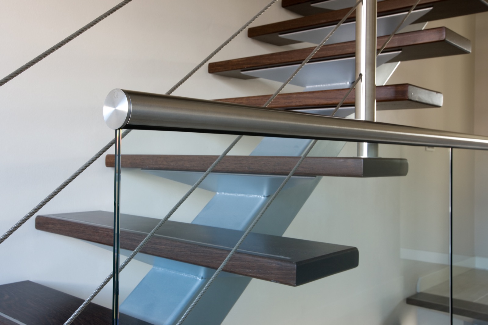 Stairwell with floating steps-11