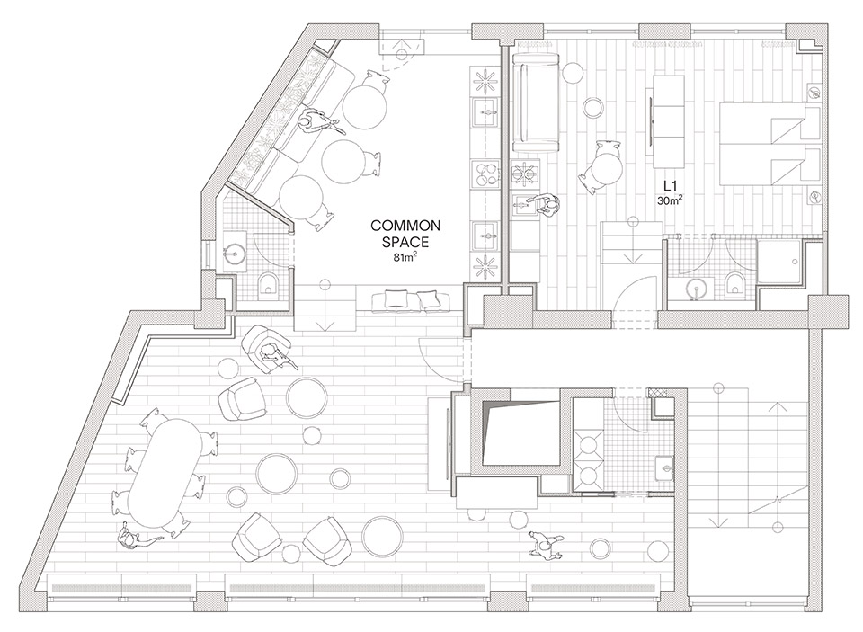 Metropol公寓改造丨斯洛伐克布拉迪斯拉发丨BEEF ARCHITEKTI-63