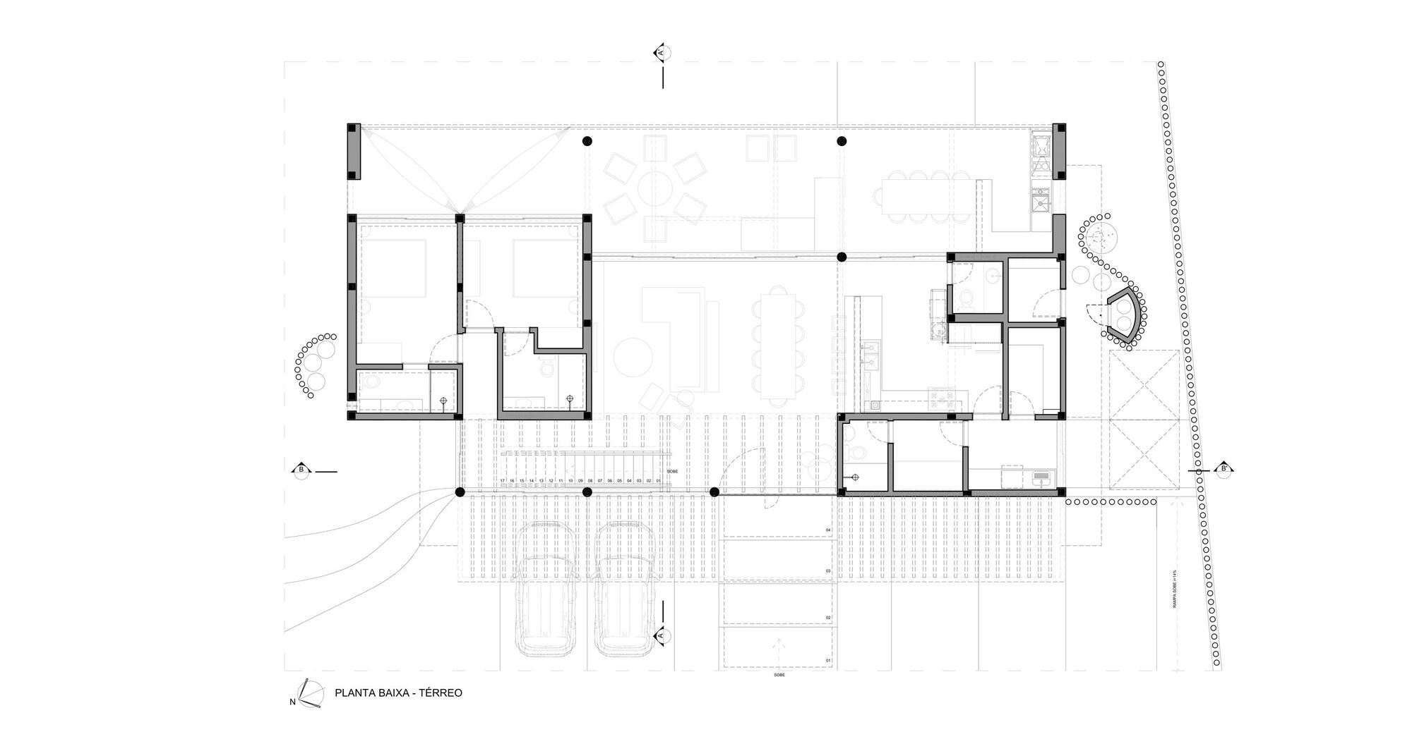 BeiraMar Residence 海滩住宅丨巴西丨Porto Neves Arquitetura-26