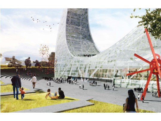 台湾塔（Taiwan Tower）环形塔楼项目丨中国台中丨芝加哥STL Architects建筑公司-10