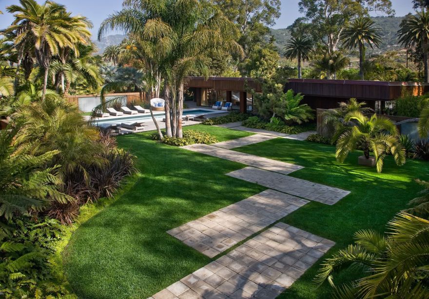 加州海岸别墅景观设计 | 模糊室内外界限,打造绿色生态空间-8