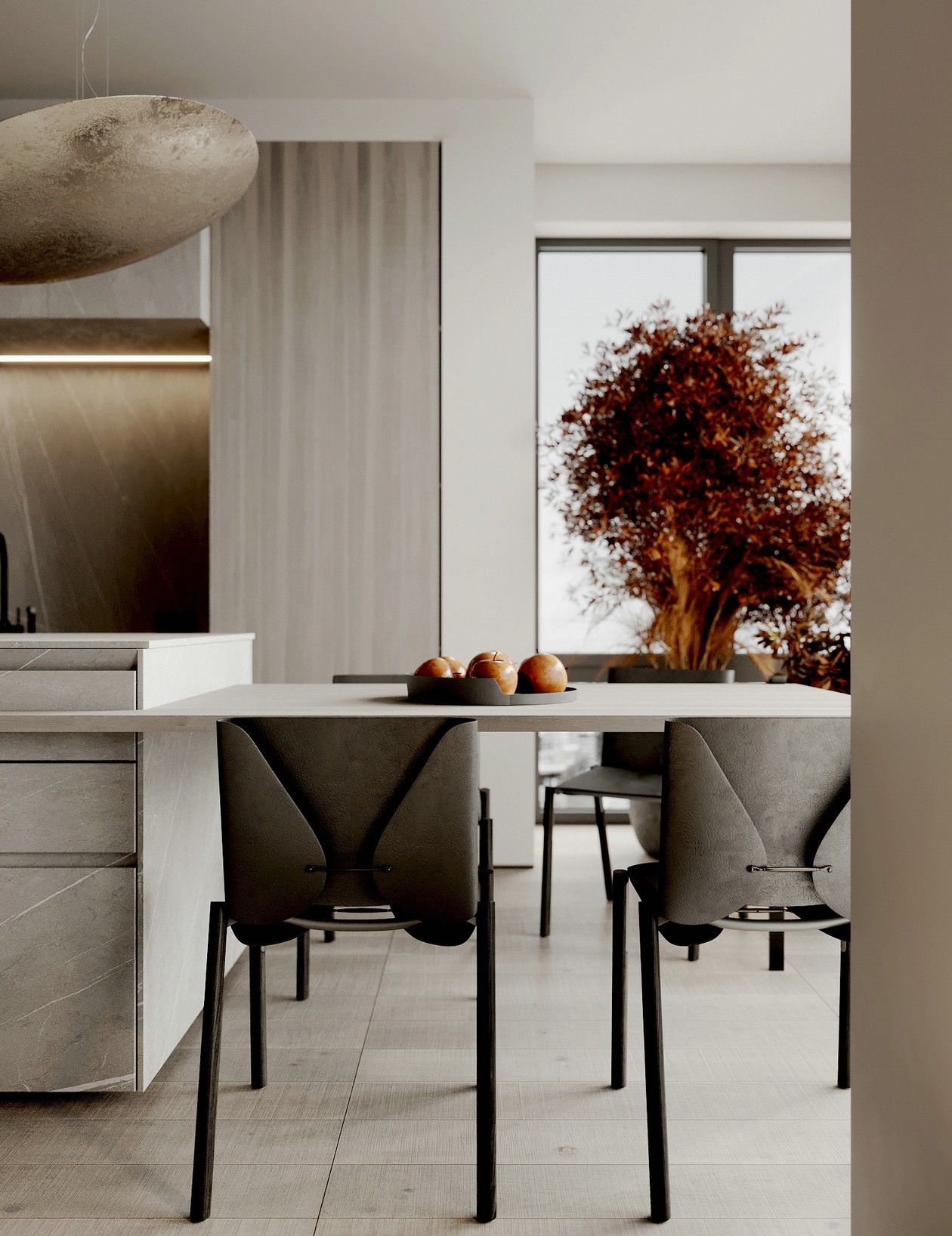 高级色系公寓设计 满满的高级感！-8