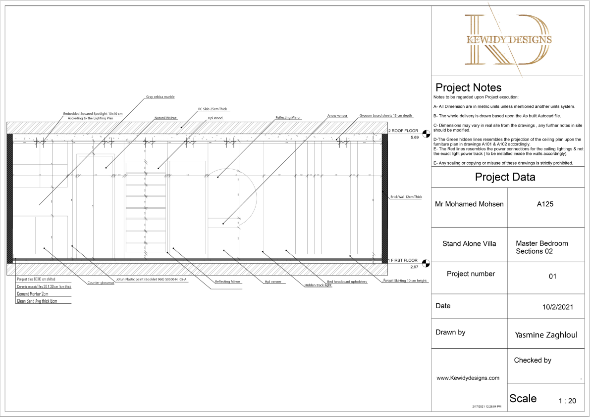 Master Bedroom Working Drawing-9