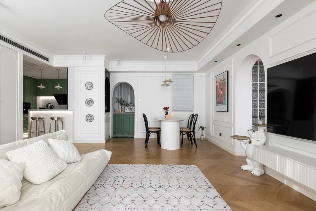 上海两娃的 120㎡浪漫法风家庭丨中国上海丨犀宅原创设计-17