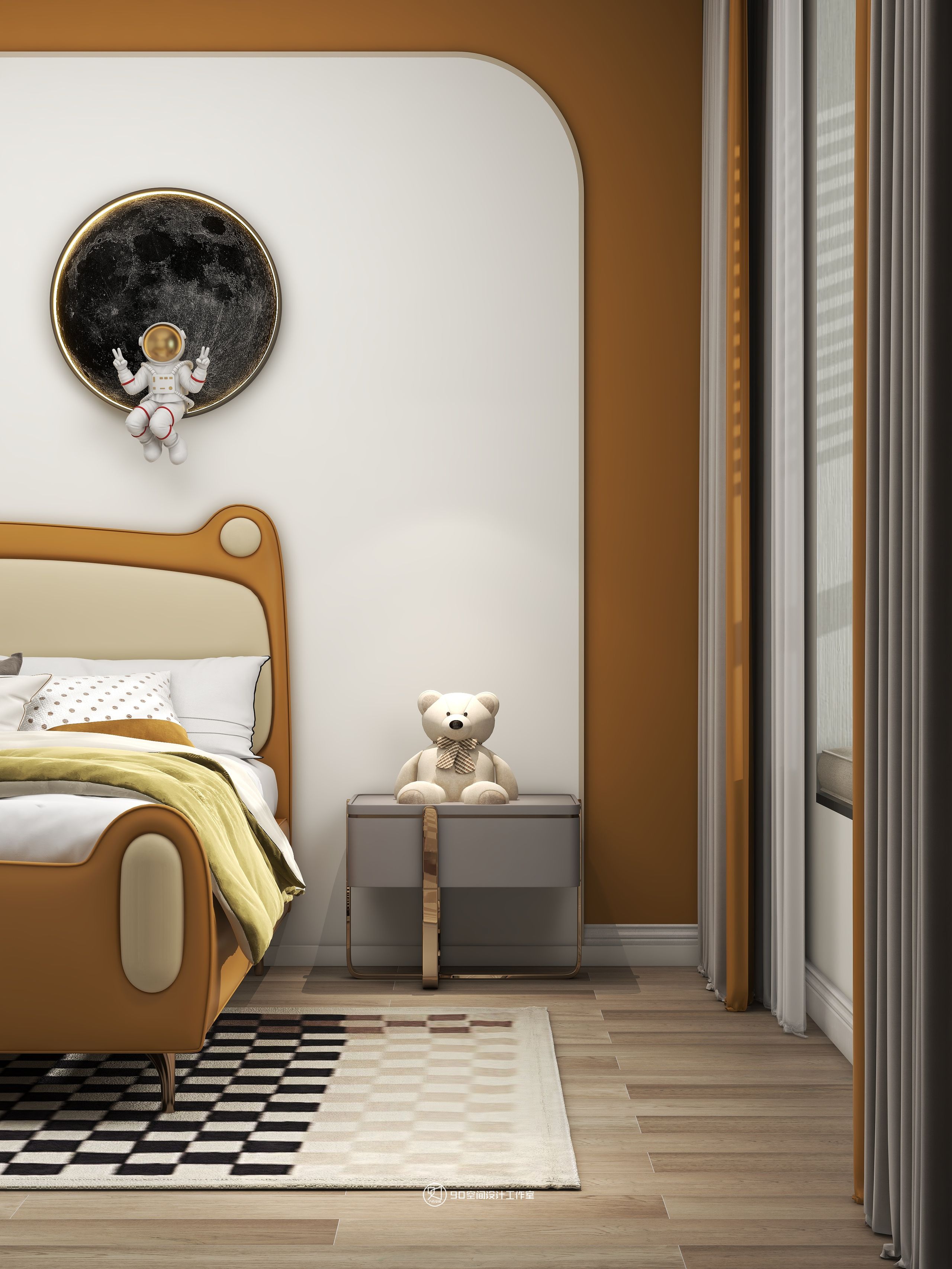 125㎡法式风,寻找家中氛围感丨90空间设计-35