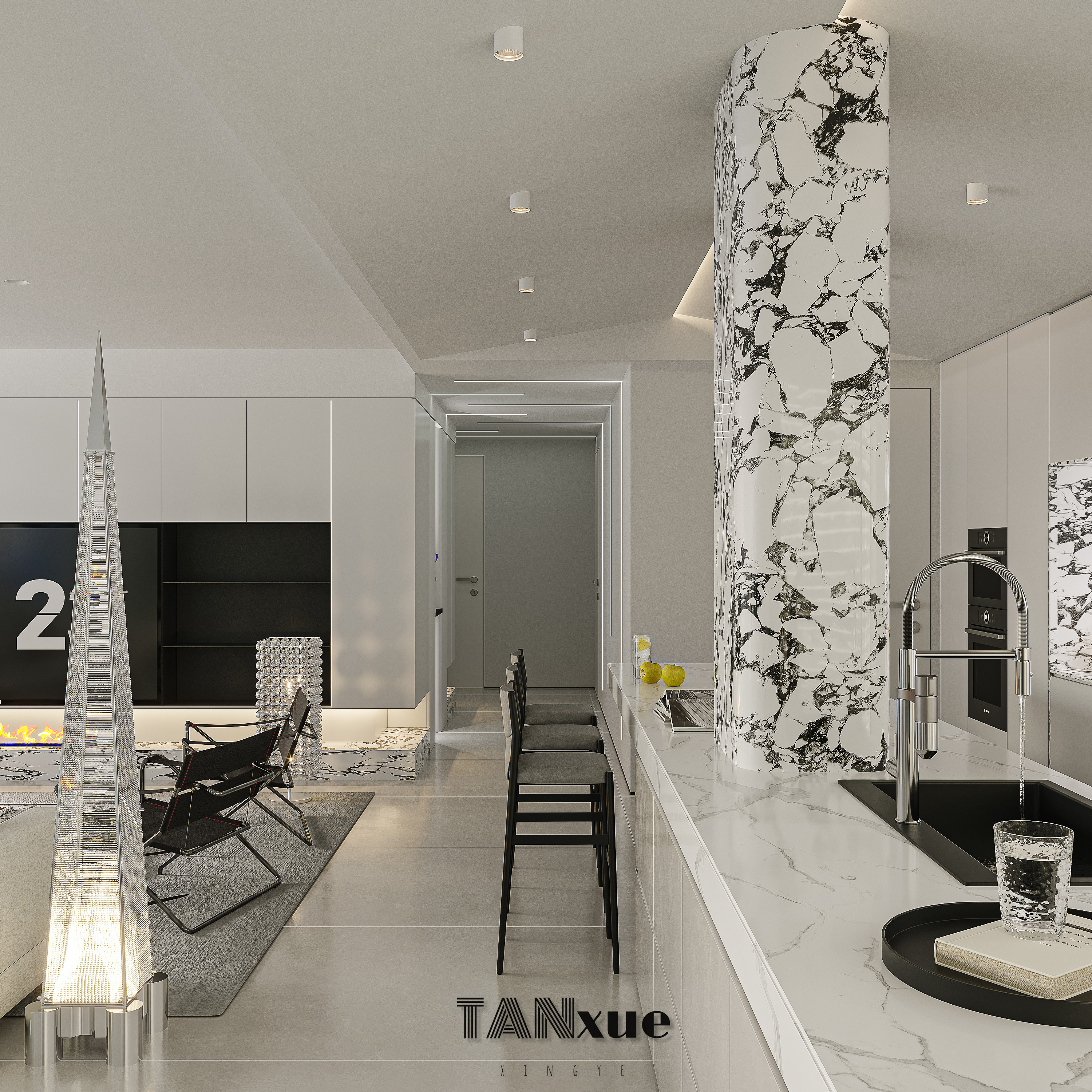 家装|极简风现代简约 干净利落又高级-9