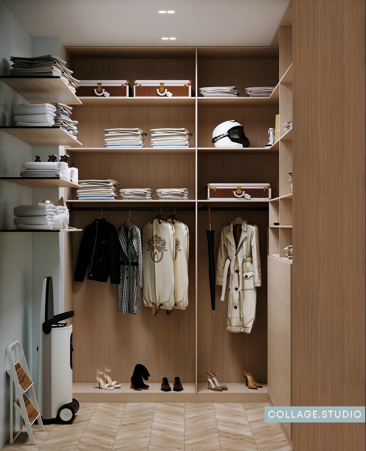 浅蓝色+木质 美的纯粹又自然。-15