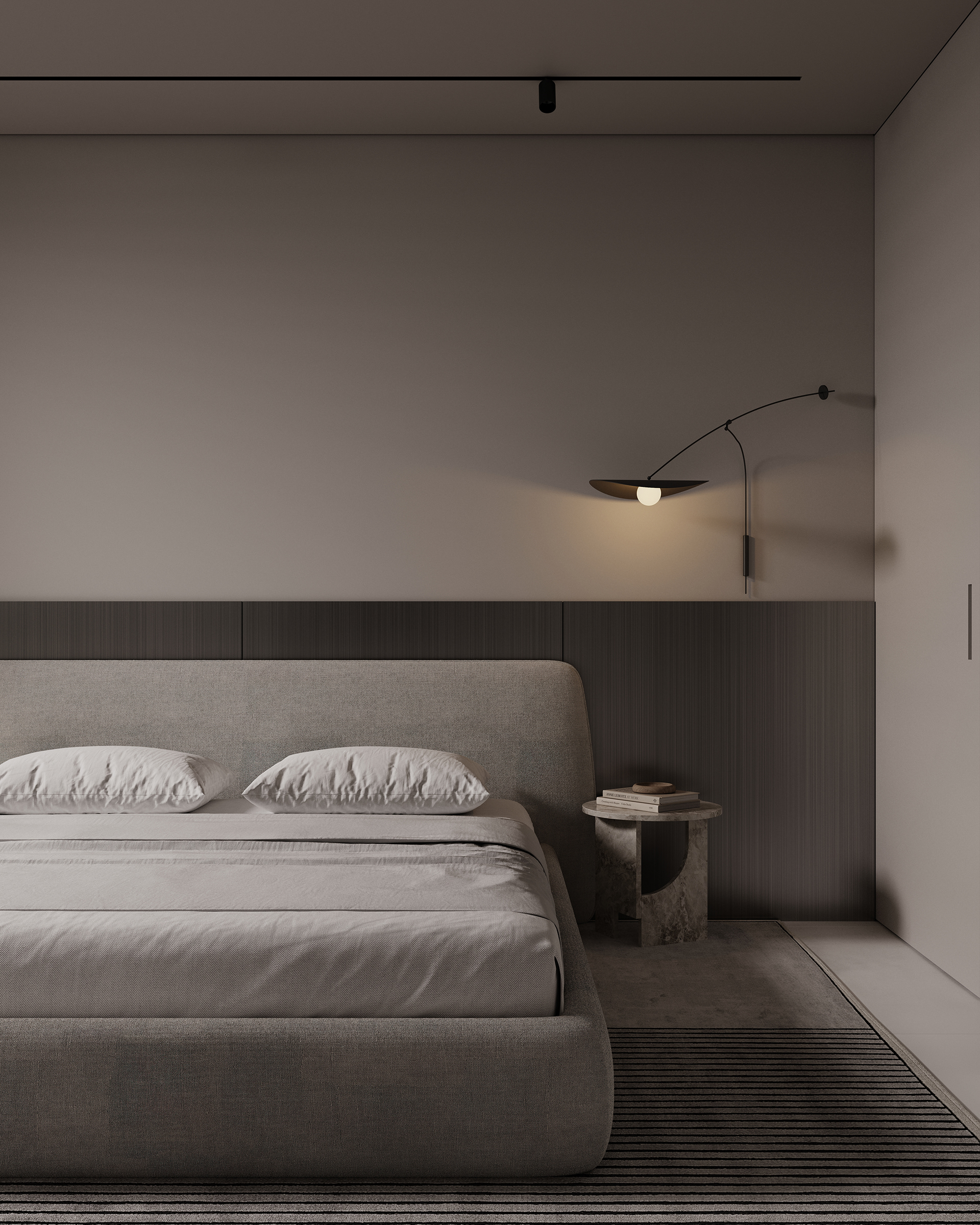 单色开放式公寓丨阿联酋迪拜-30