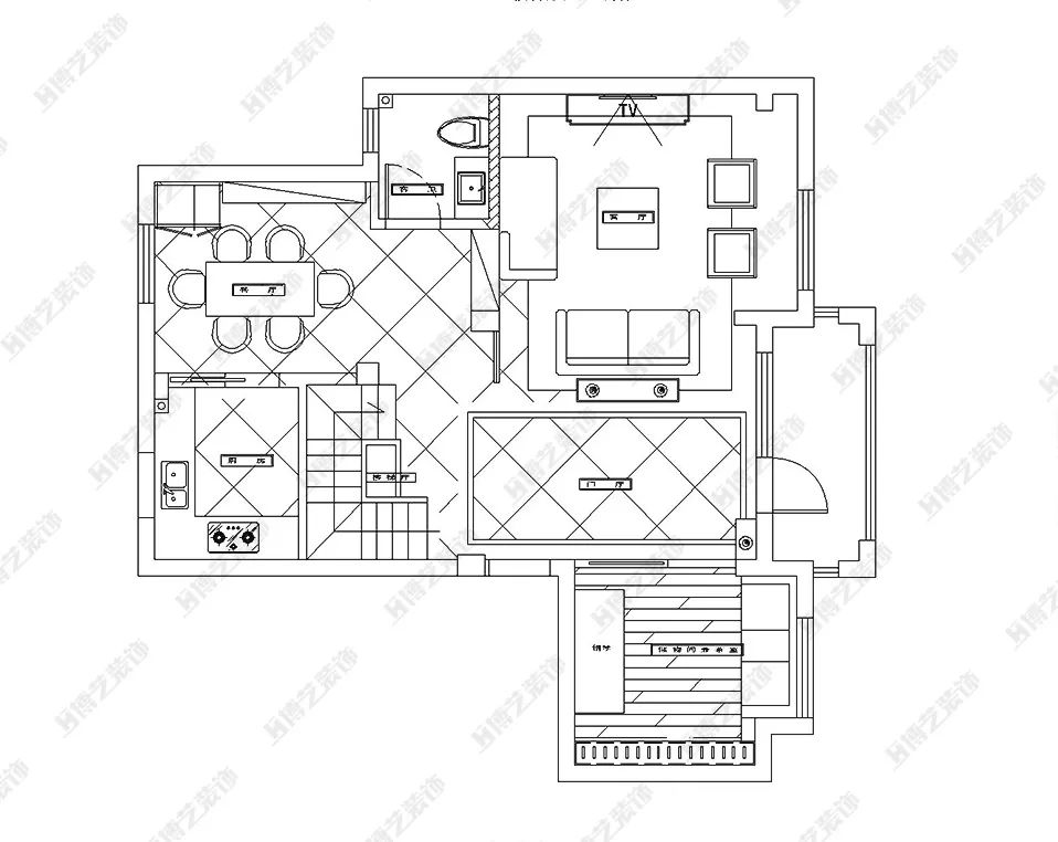 平湖名门府轻奢风，曹峰设计师的 170m²美式轻奢之作-15