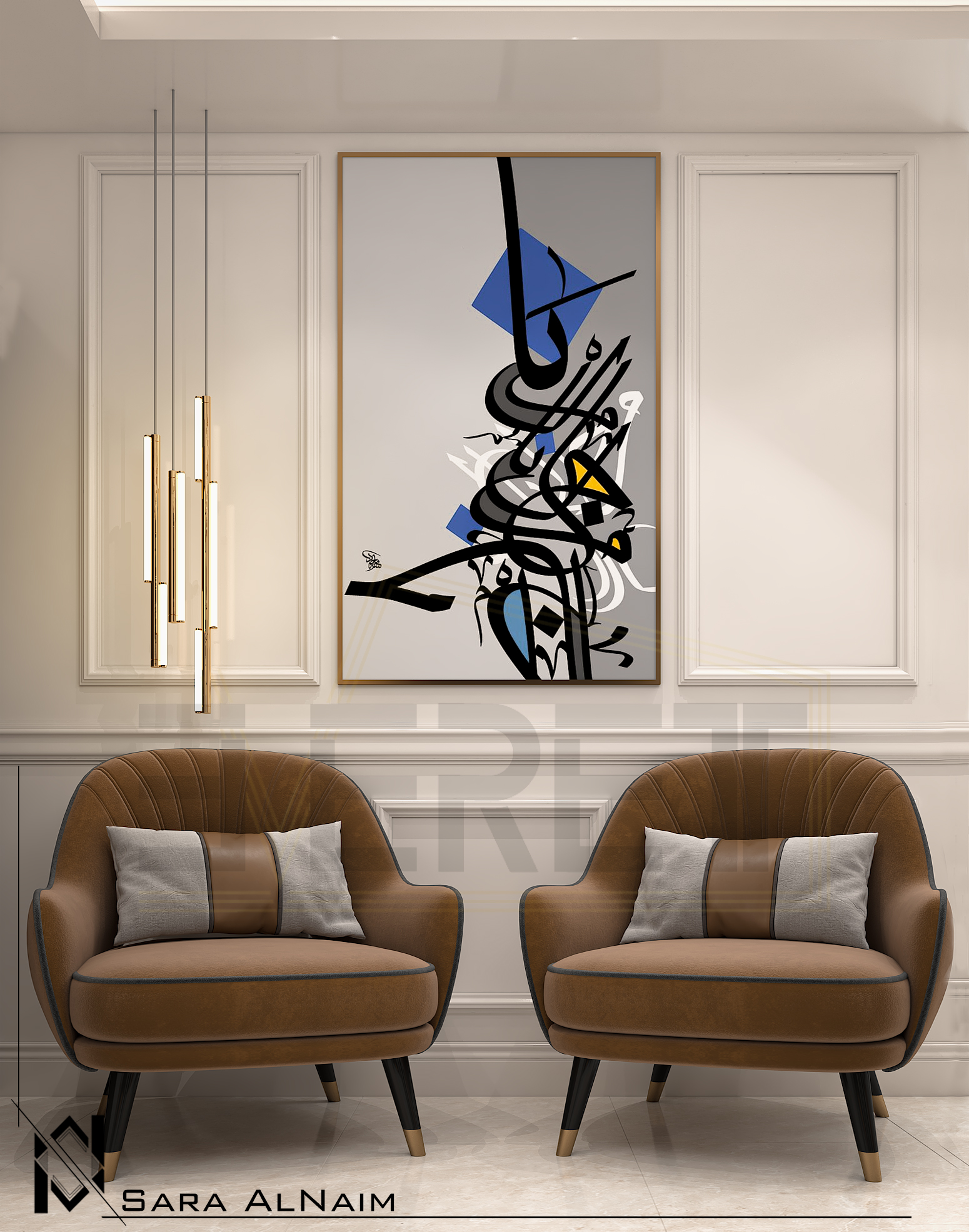 TV Wall with Living Room-4