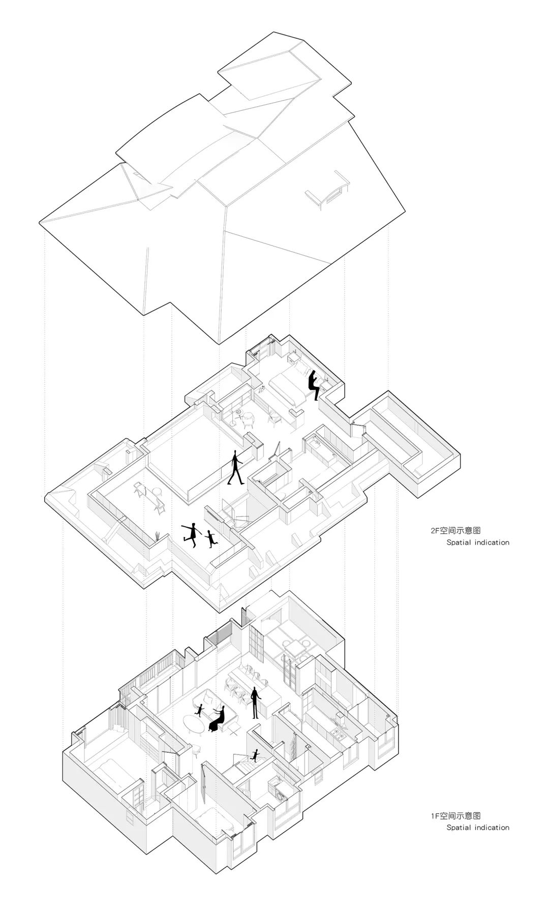成都 215㎡异形复式空间大改造 | “田”与“原”的完美融合-11