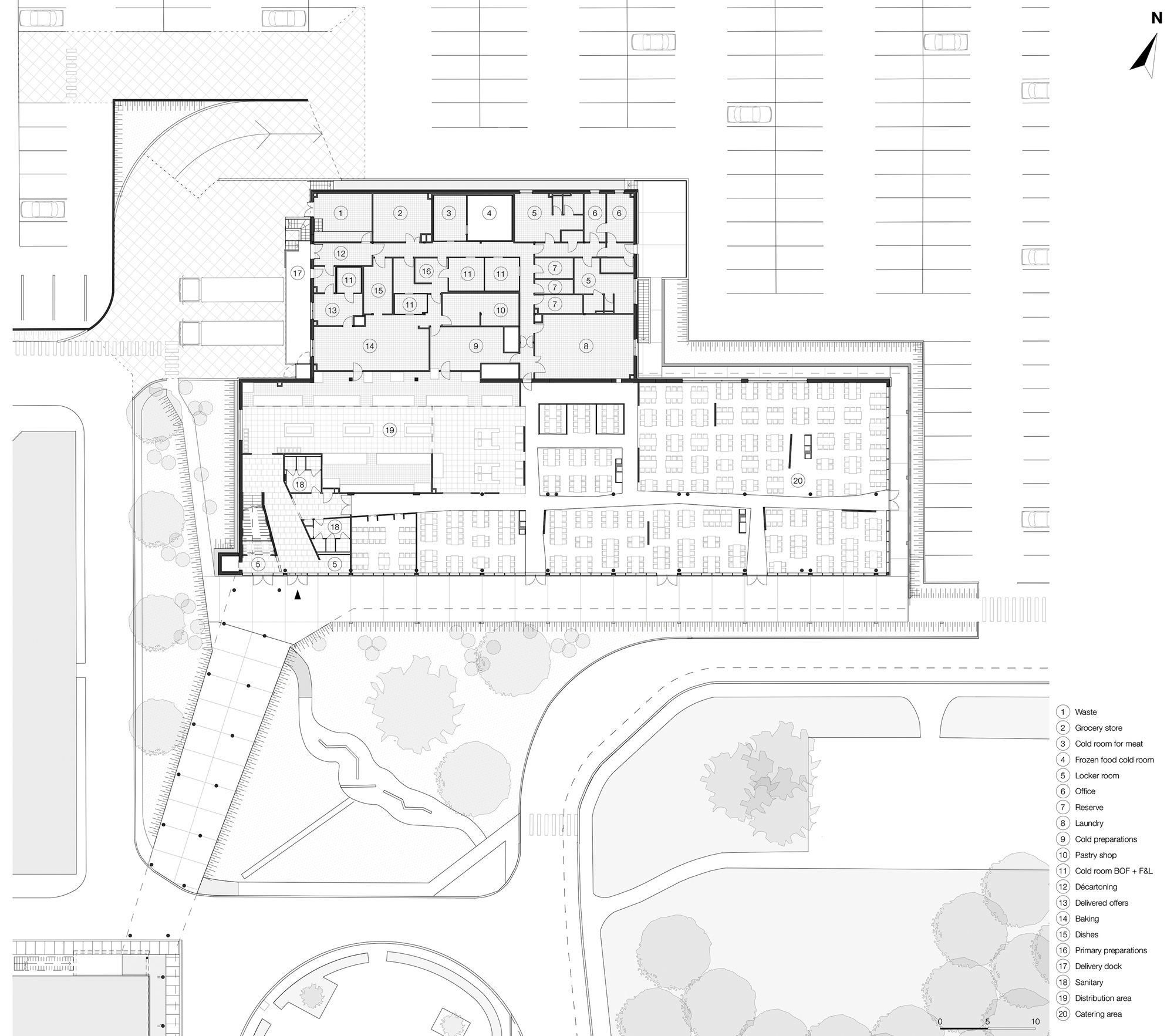 Parfums Christian Dior Company Restaurant  / Palissad Architectures-18