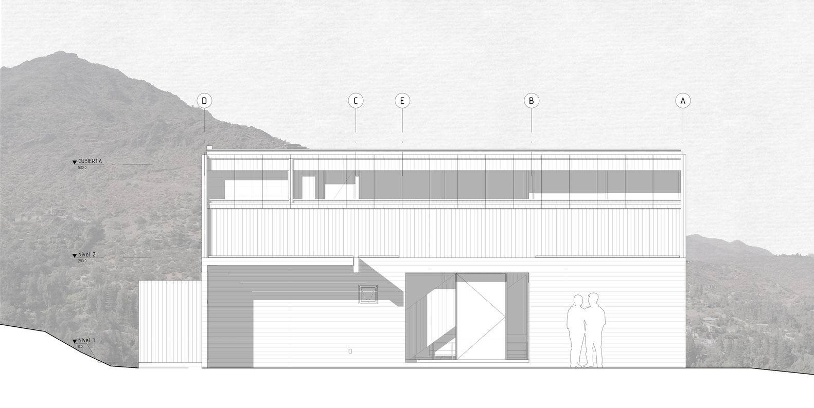 智利山脉中的地中海式增量住宅-38