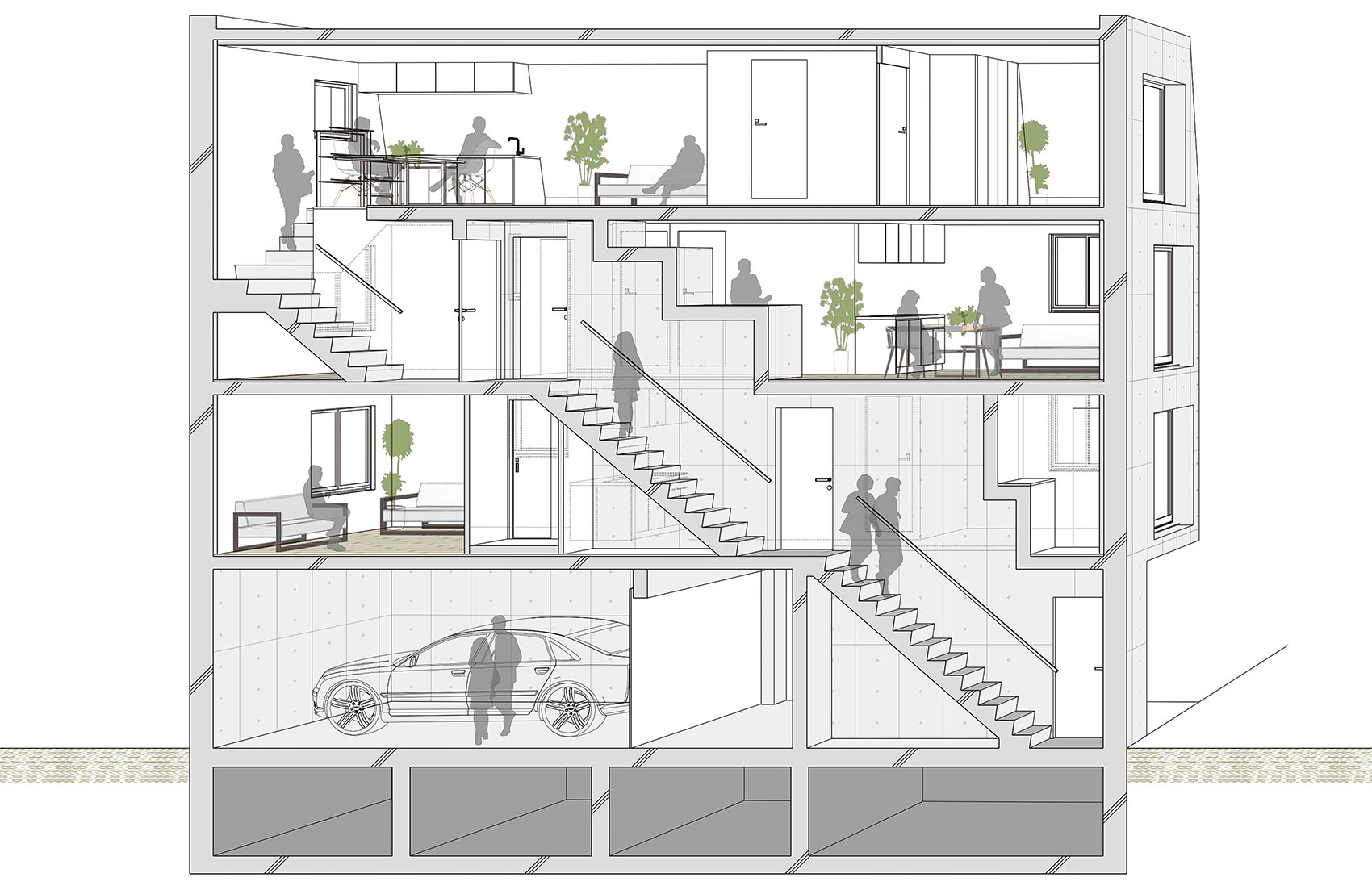 Cuadro 中野北公寓楼丨日本东京丨Ryuichi Sasaki Architecture-19