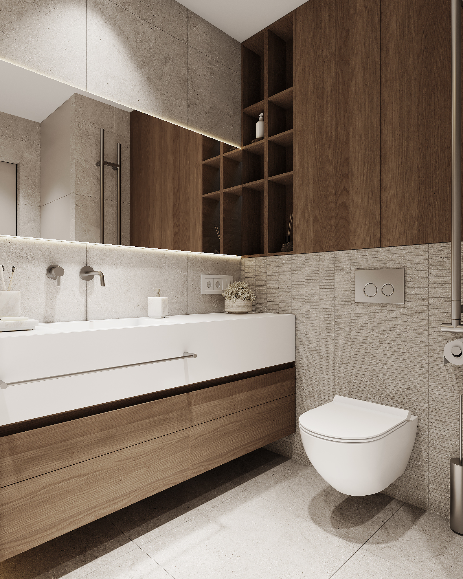 平静色彩的家庭公寓丨乌克兰丨Bodes studio-14