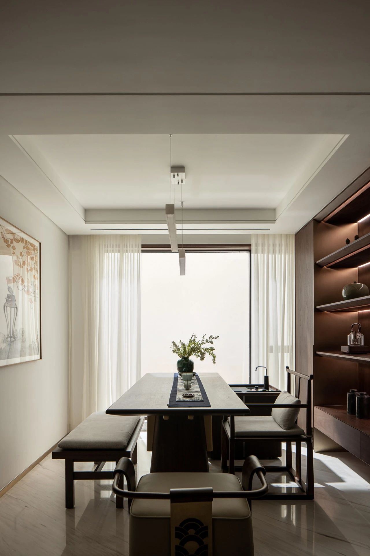 西溪云庐新中式传世大宅设计 别墅豪宅丨中国杭州丨仟慕设计,著合家居-9