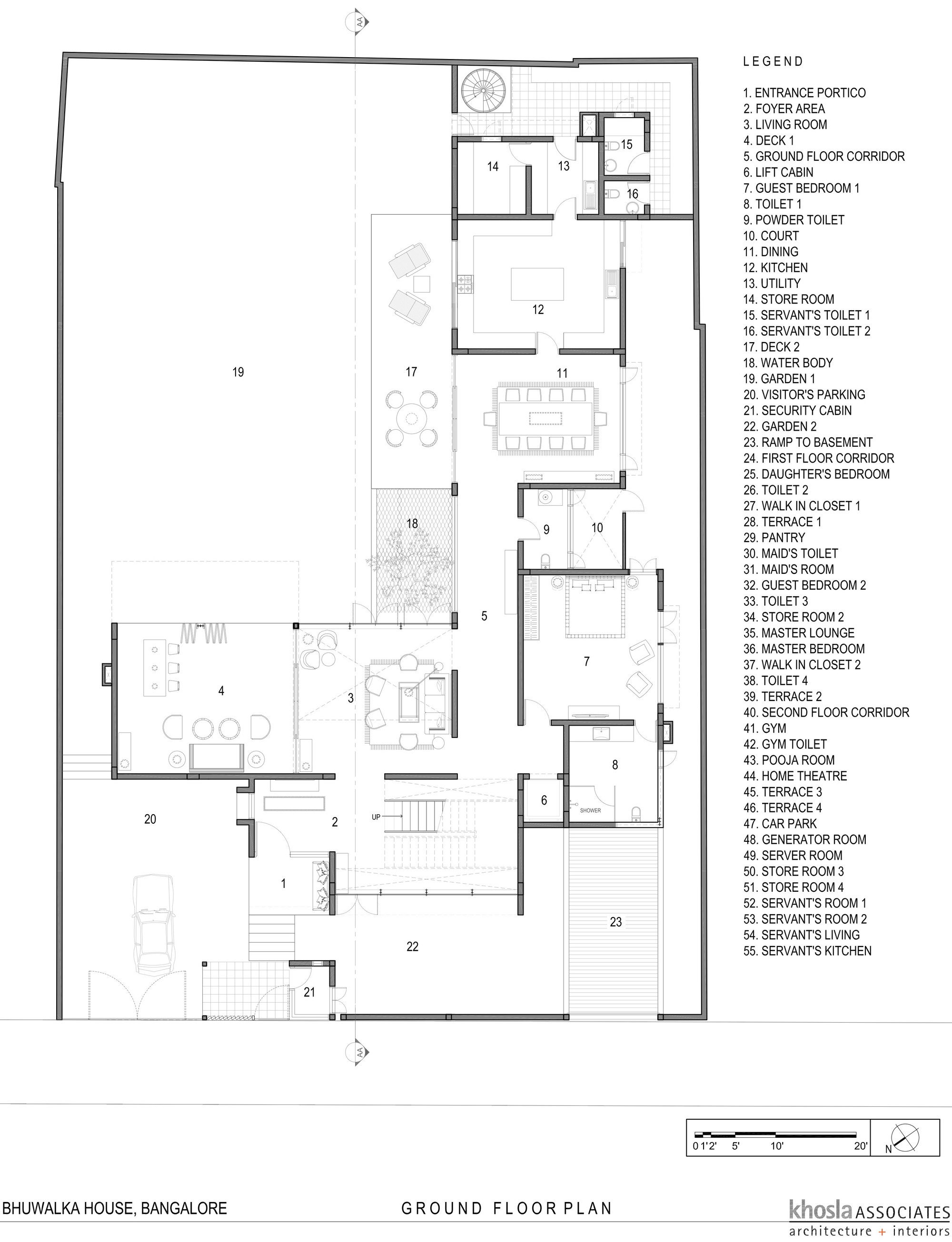 印度 Bhuwalka 住宅 | 树木与建筑的和谐对话-43