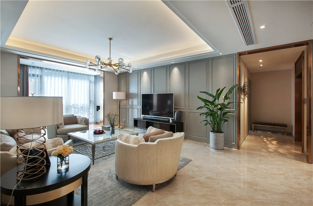 欢乐佳园现代前卫三口之家,精致轻奢生活空间-39