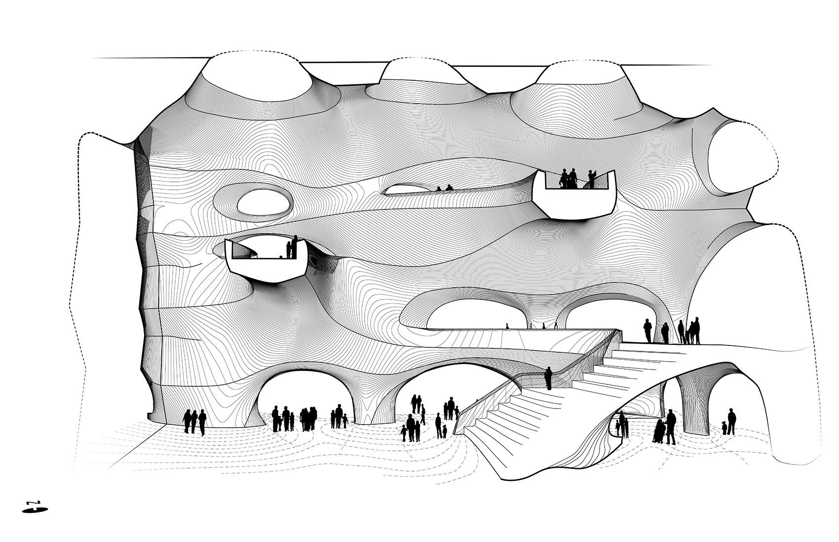 纽约理查德·吉尔德科学中心丨美国纽约丨Studio Gang-137