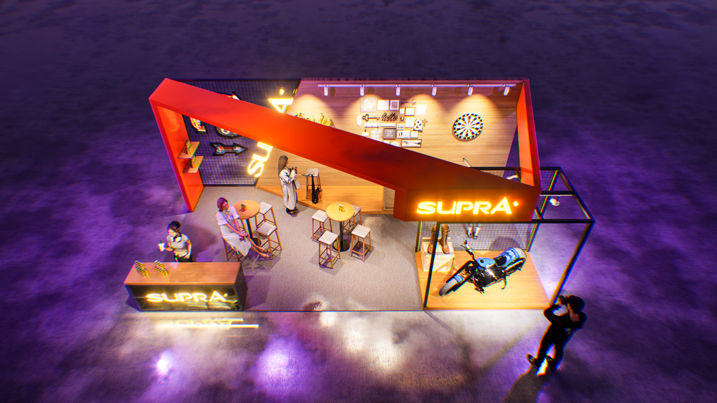 苏普拉啤酒展位-7