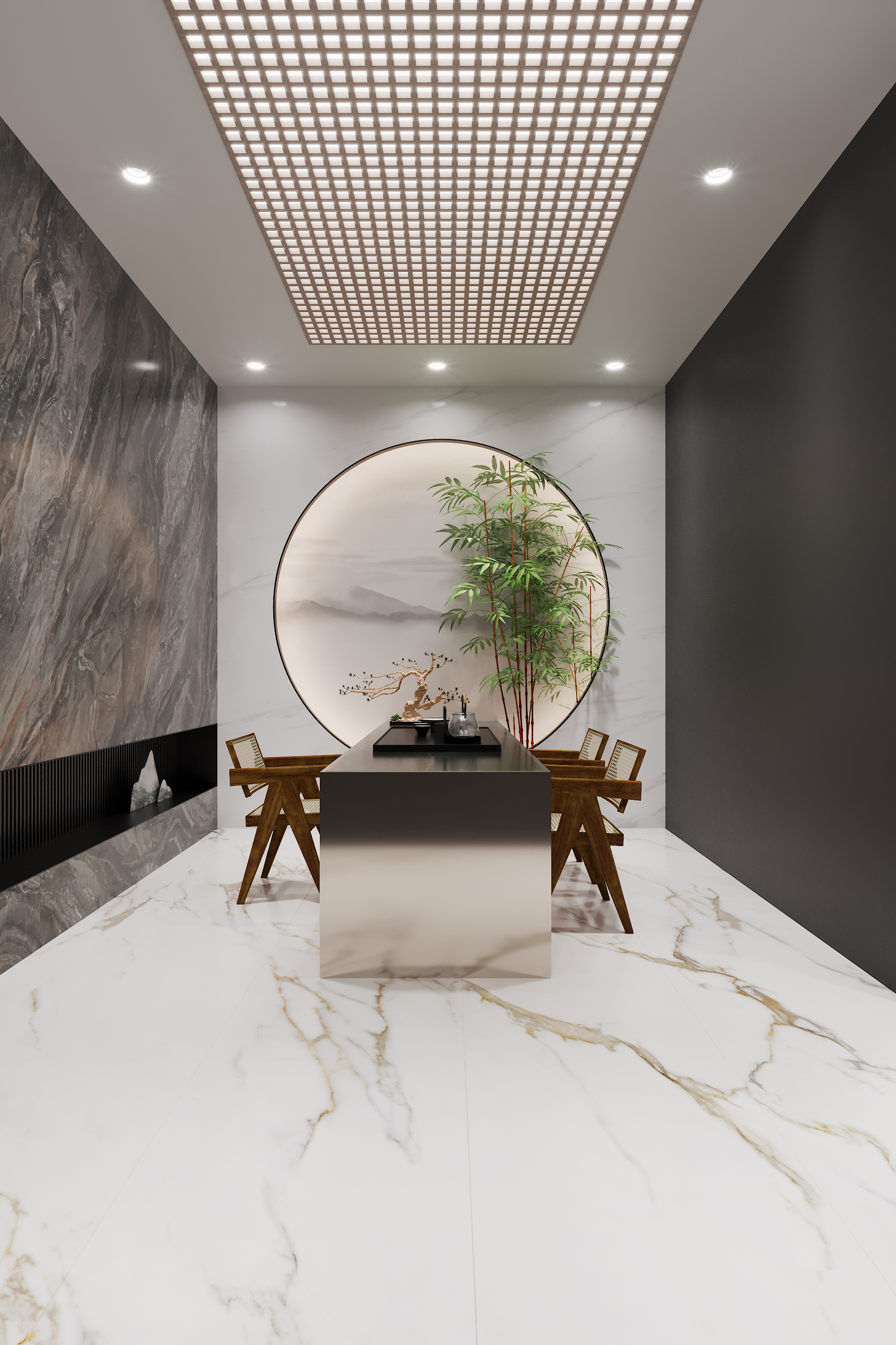 河南三门峡 180 平米室内设计案例解析 | 简约现代风-41