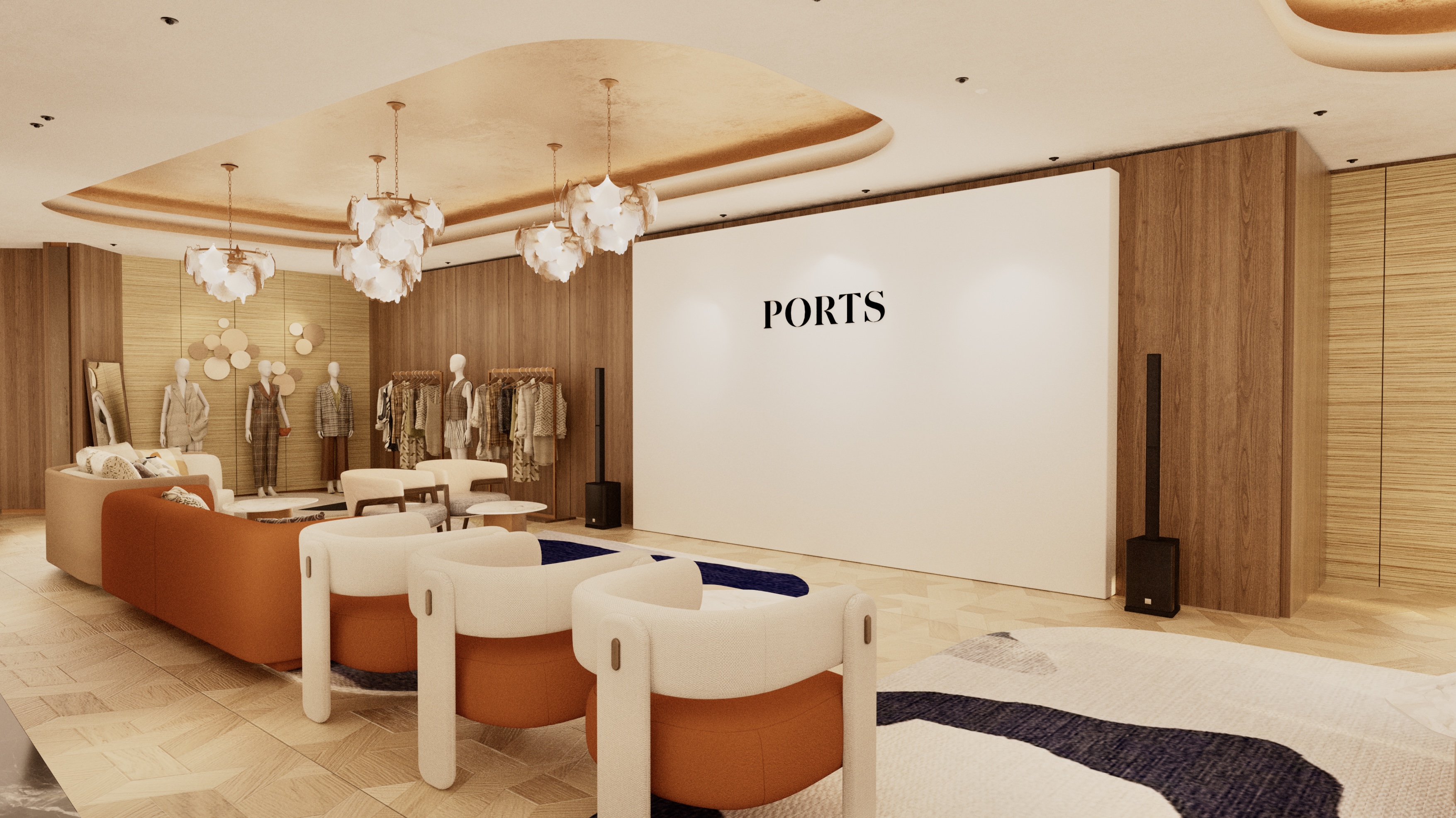 宝姿PORTS VIP预览 活动空间设计-5