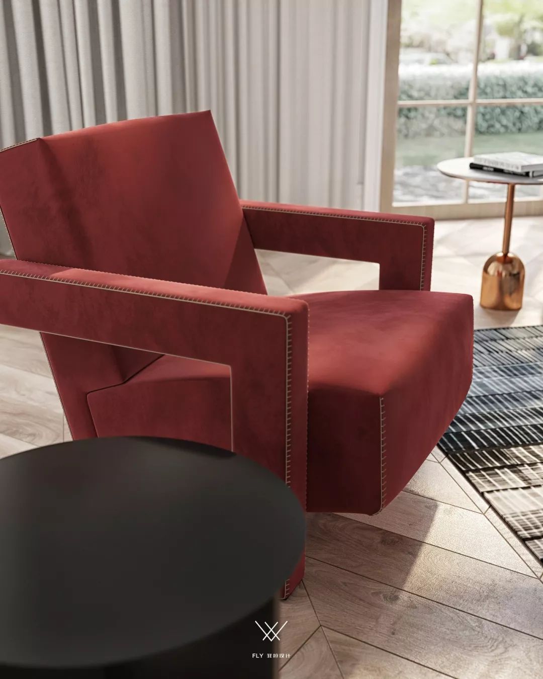 法式现代风独栋别墅，优雅与时尚的完美融合-37