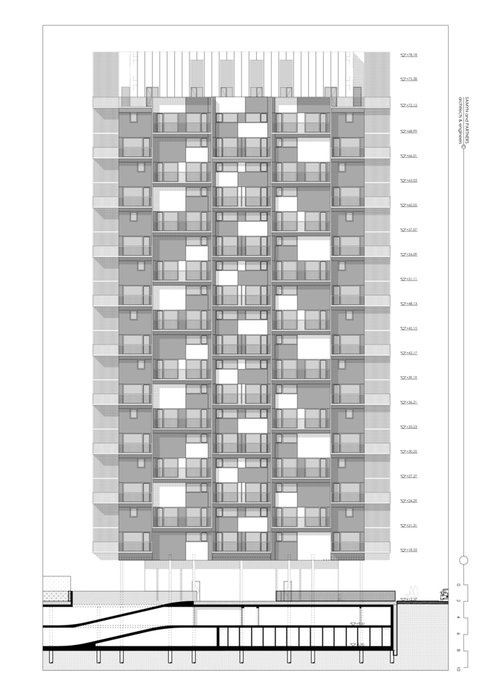 比利时 KTower 垂直城市公寓丨Philippe Samyn and Partners-58