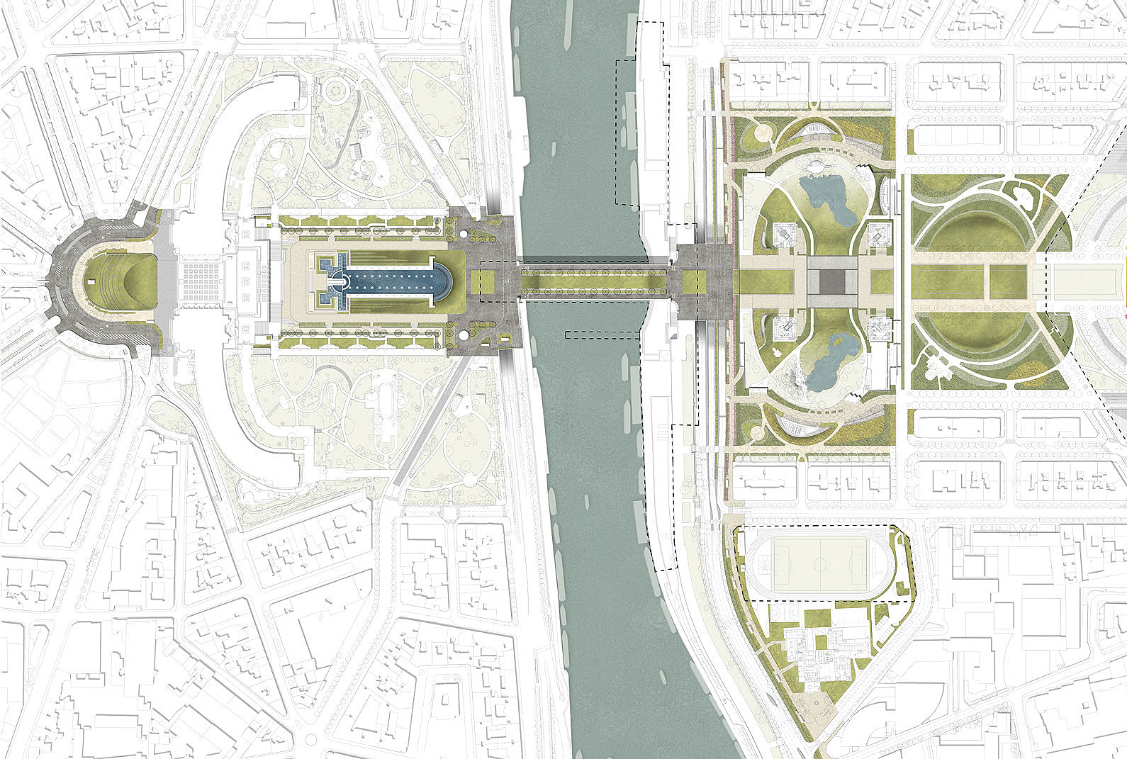 巴黎埃菲尔铁塔公园重新设计项目丨法国巴黎丨Gustafson Porter + Bowman等多家团队-19