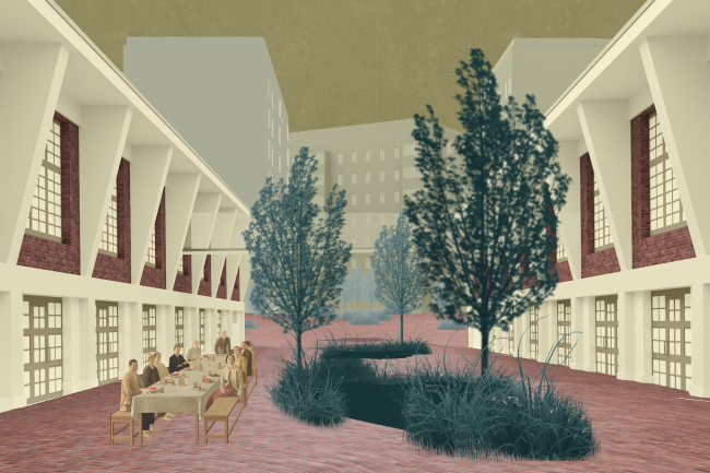 改造“Красное знамя”纺织厂为多功能综合体及庭院规划丨Липгарт Архитектс,ХВОЯ-10