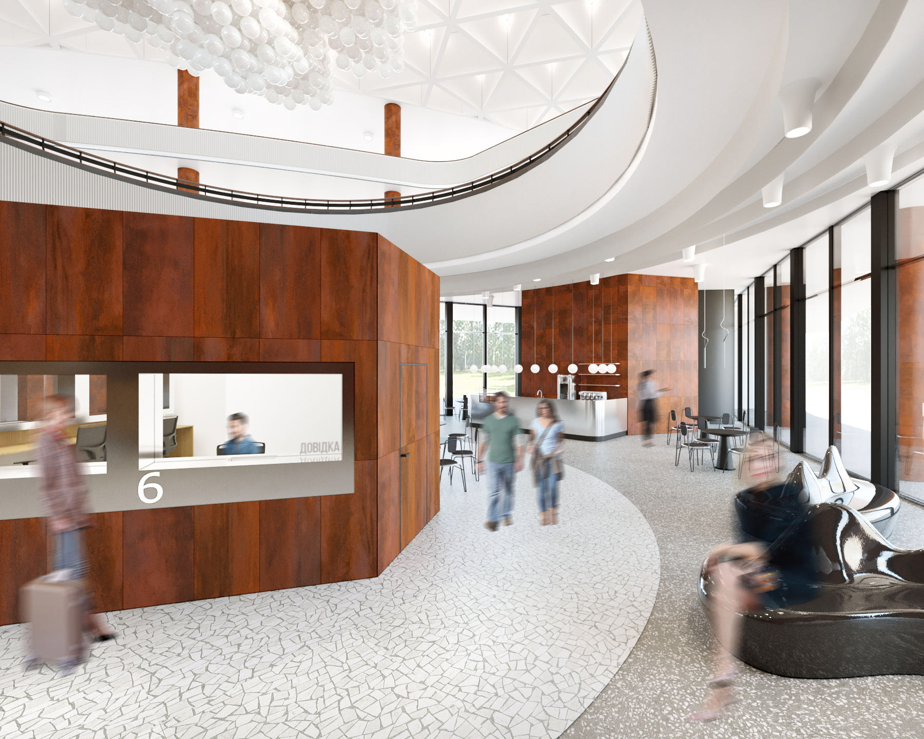 主汽车客运站“利沃夫”室内改造项目丨乌克兰利沃夫-11