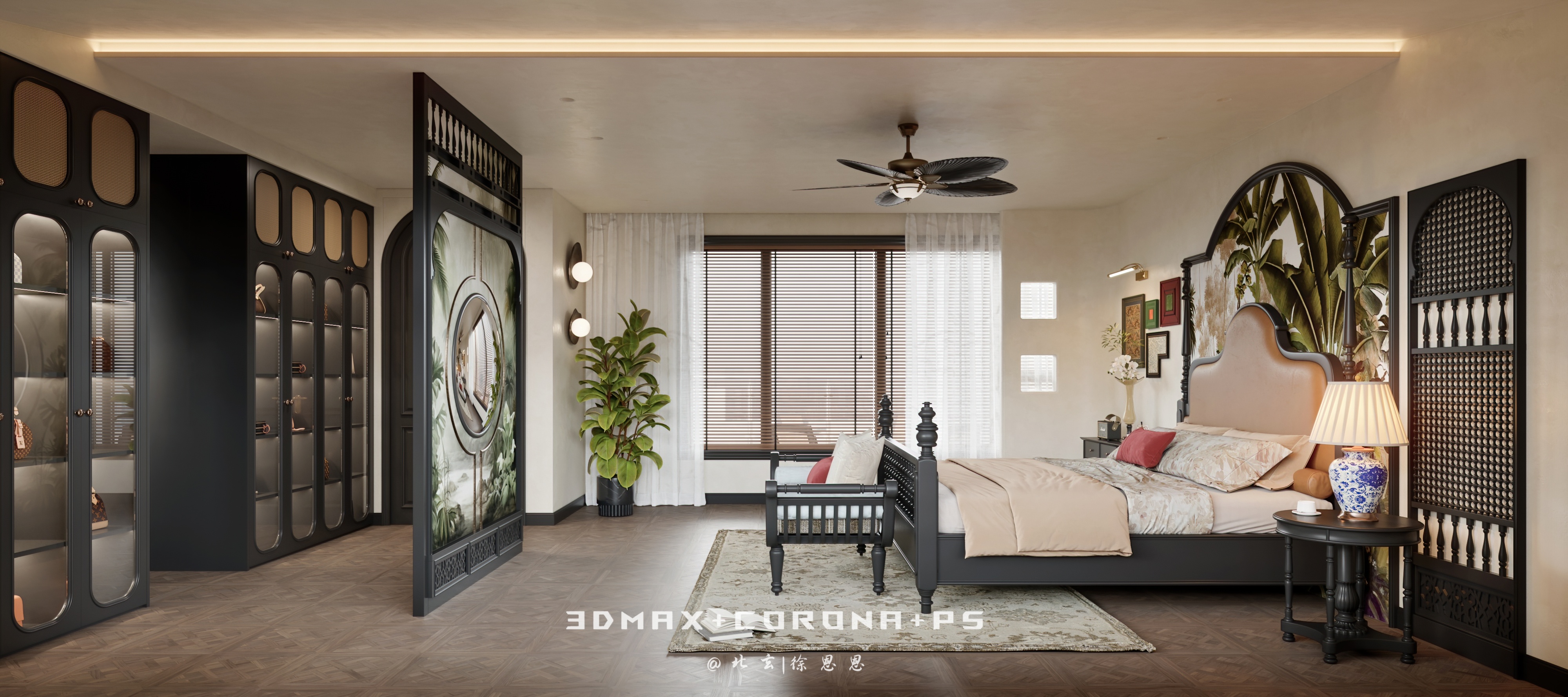 复古南洋风的浪漫居所，续写优雅摩登-13