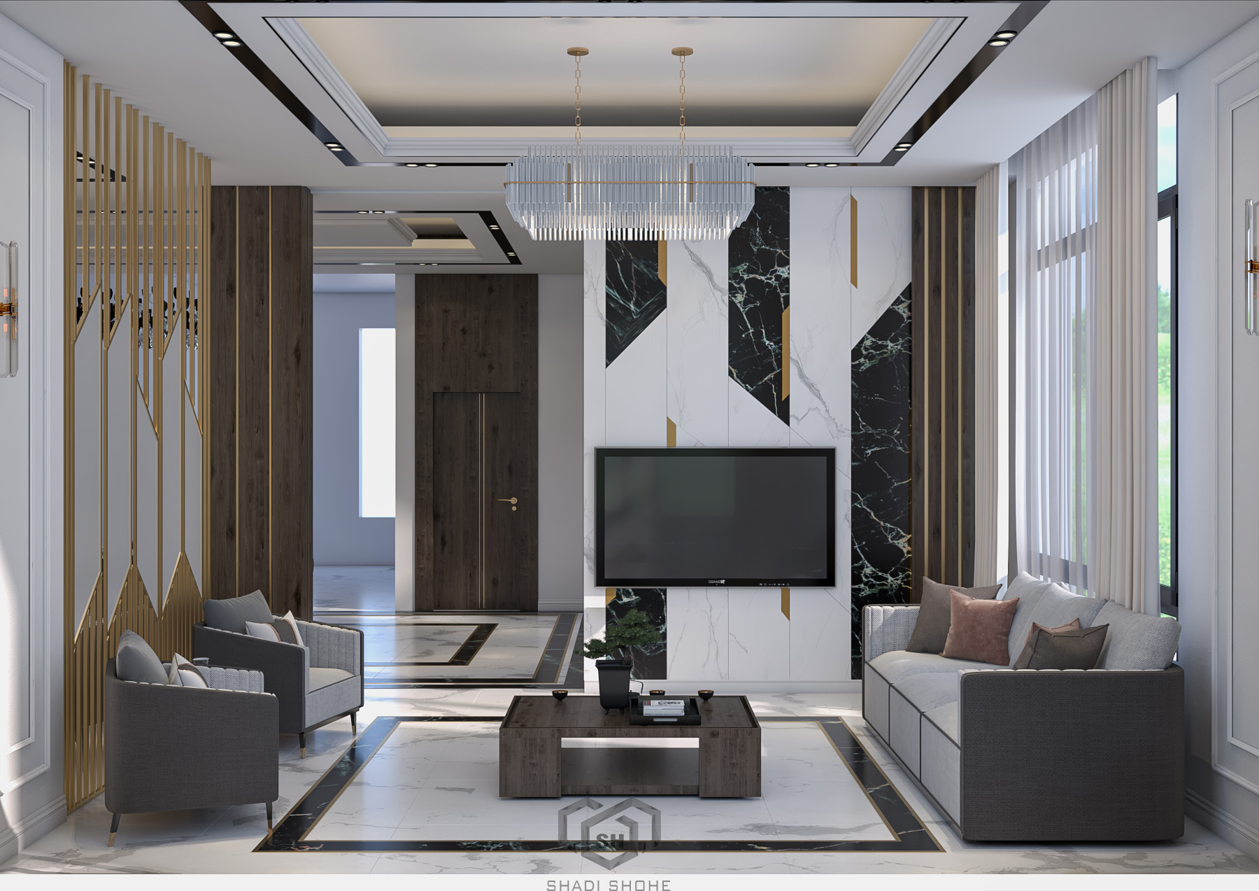 Luxury apartment in neoclassical style _Syria-6