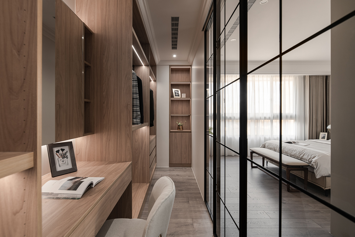 家装设计案例鉴赏——现代简约风度假感三居室-21