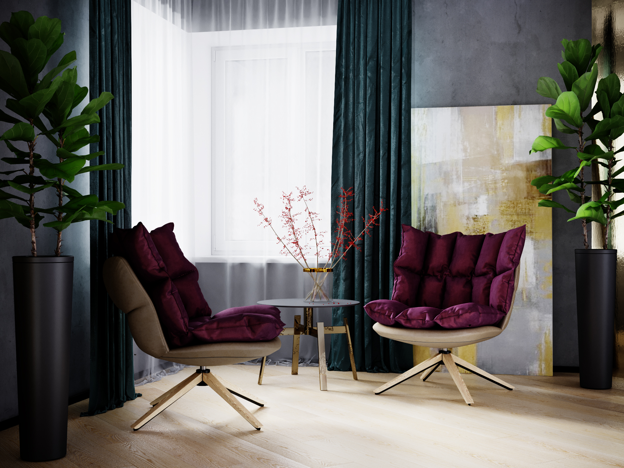 Modern Living-BedRoom-8