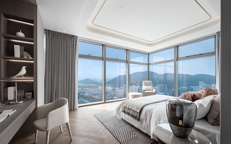 侨城一号豪宅软装设计 | 云端生活的艺术呈现-95