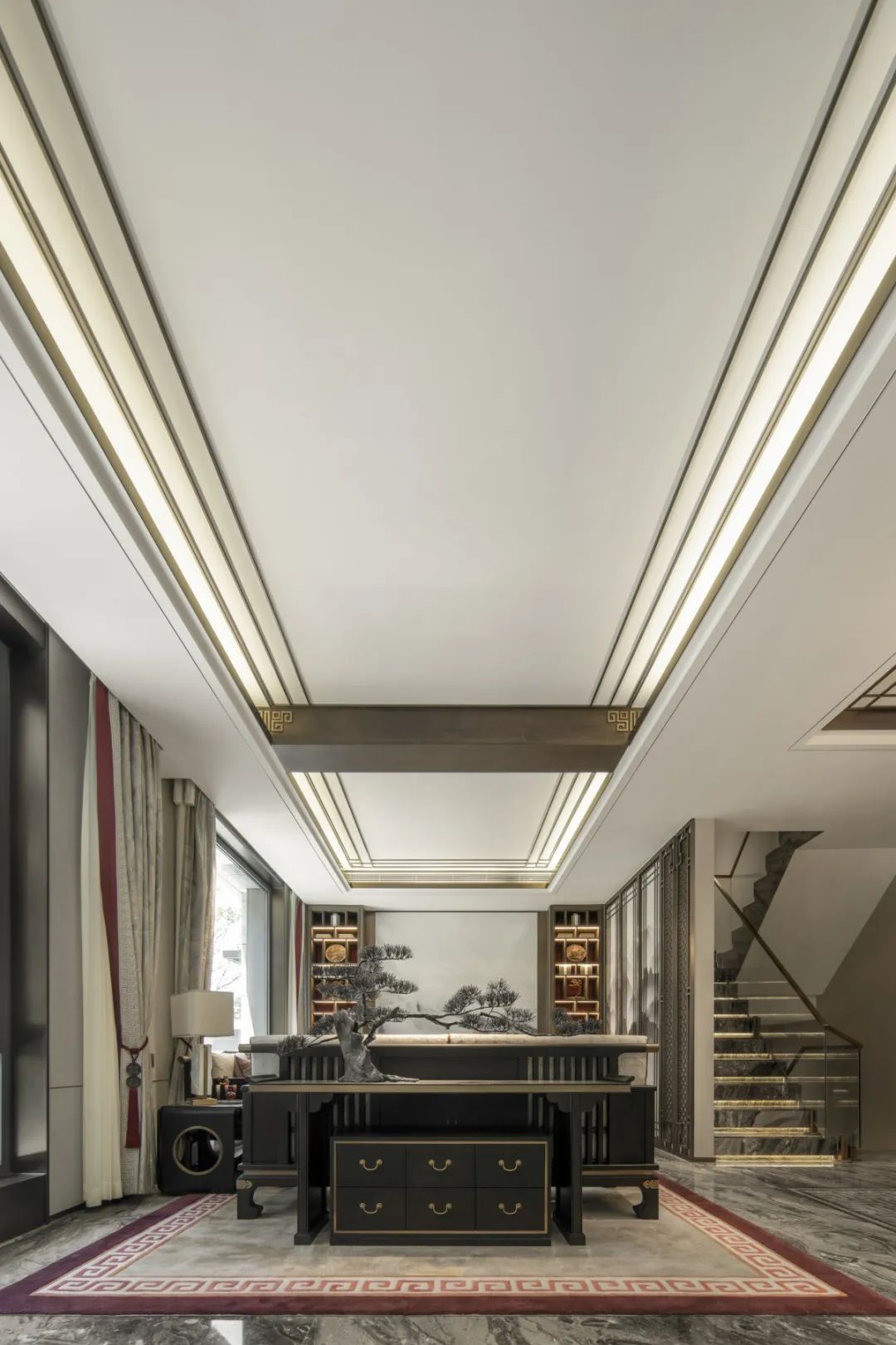 盛唐诗意,现代中式住宅设计丨中国宁波丨一然设计（上海,北京,深圳,沈阳）-40