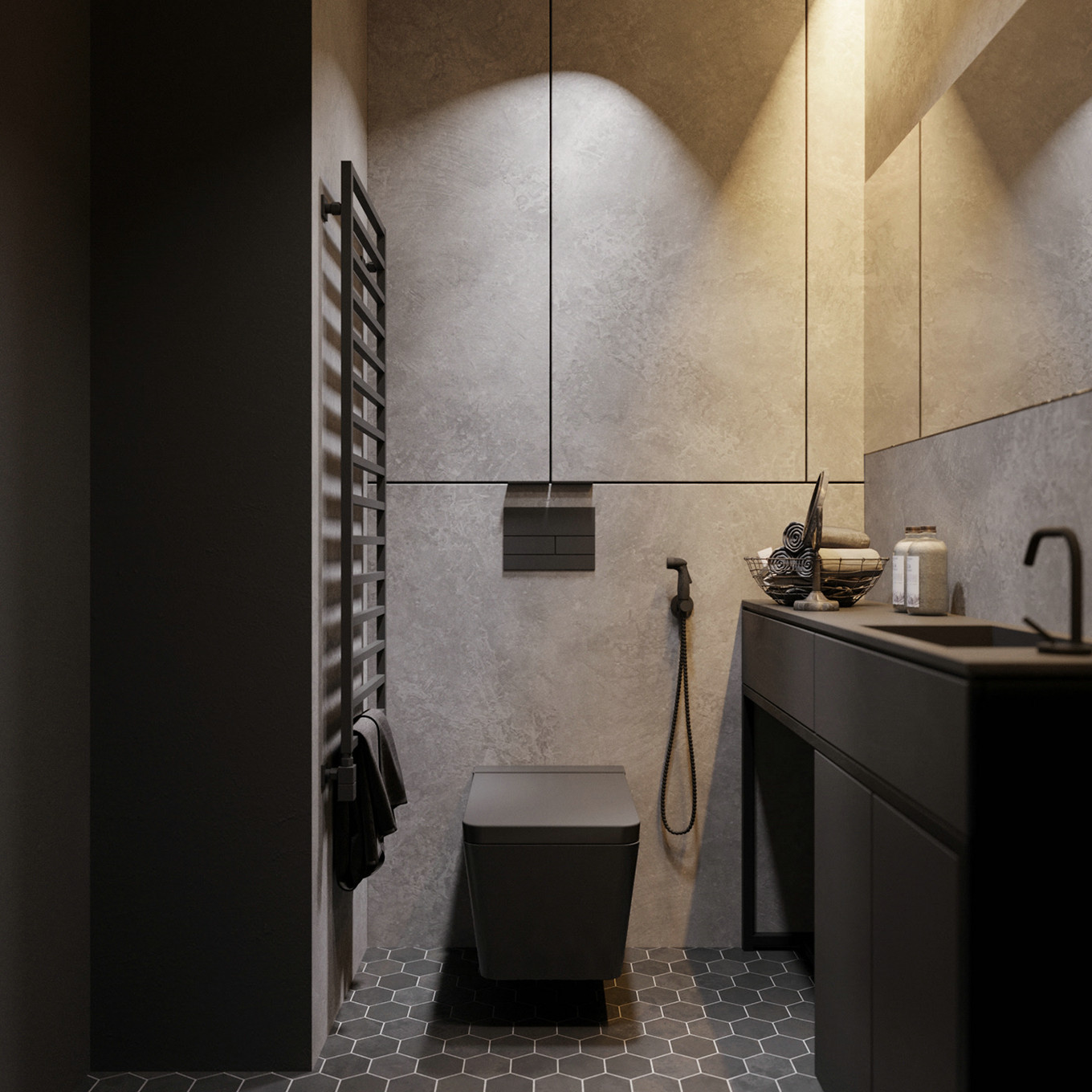 橙蓝双色打造惊艳空间，专业点评设计亮点-18