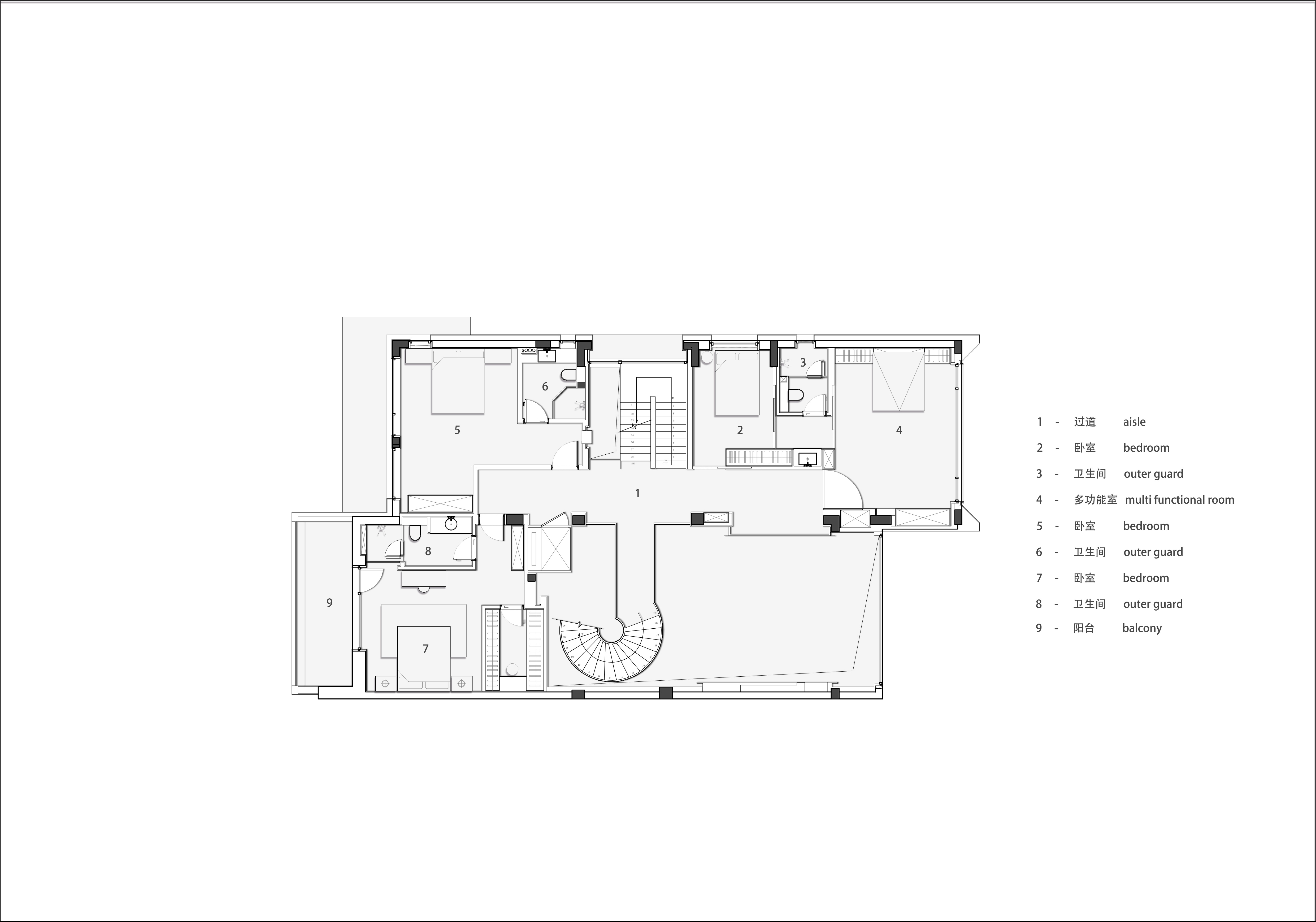 现代江景别墅,自然舒适之家丨上海·吉尚设计-94