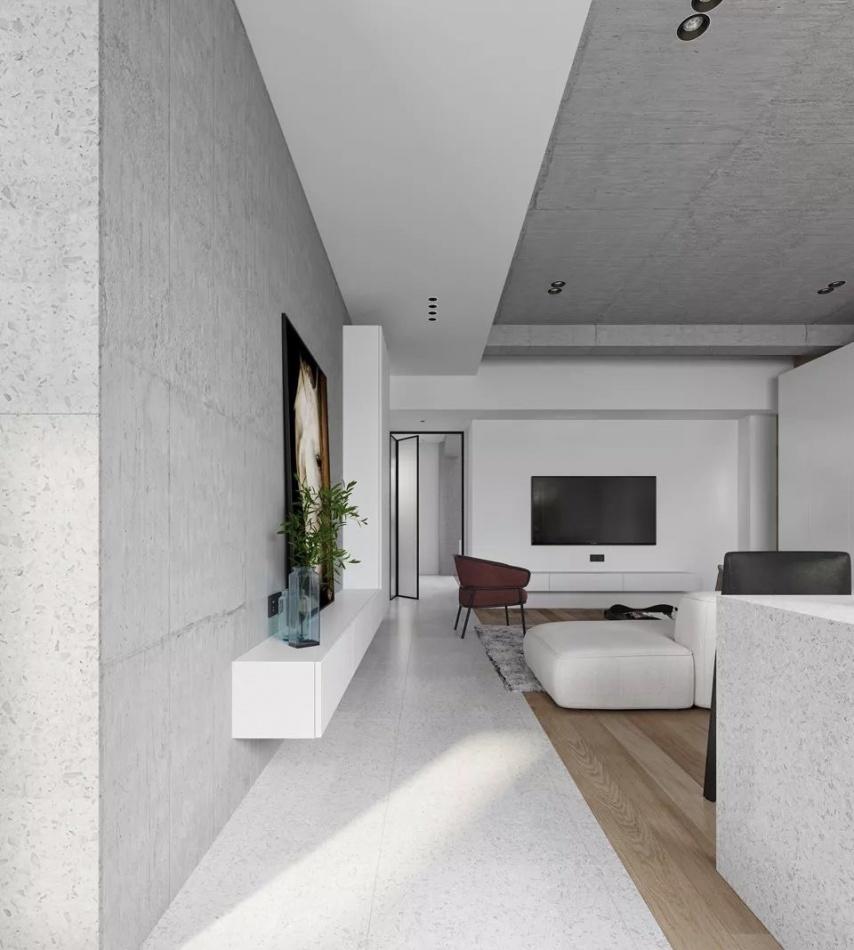 原木极简白，打造开放自由的空间-11