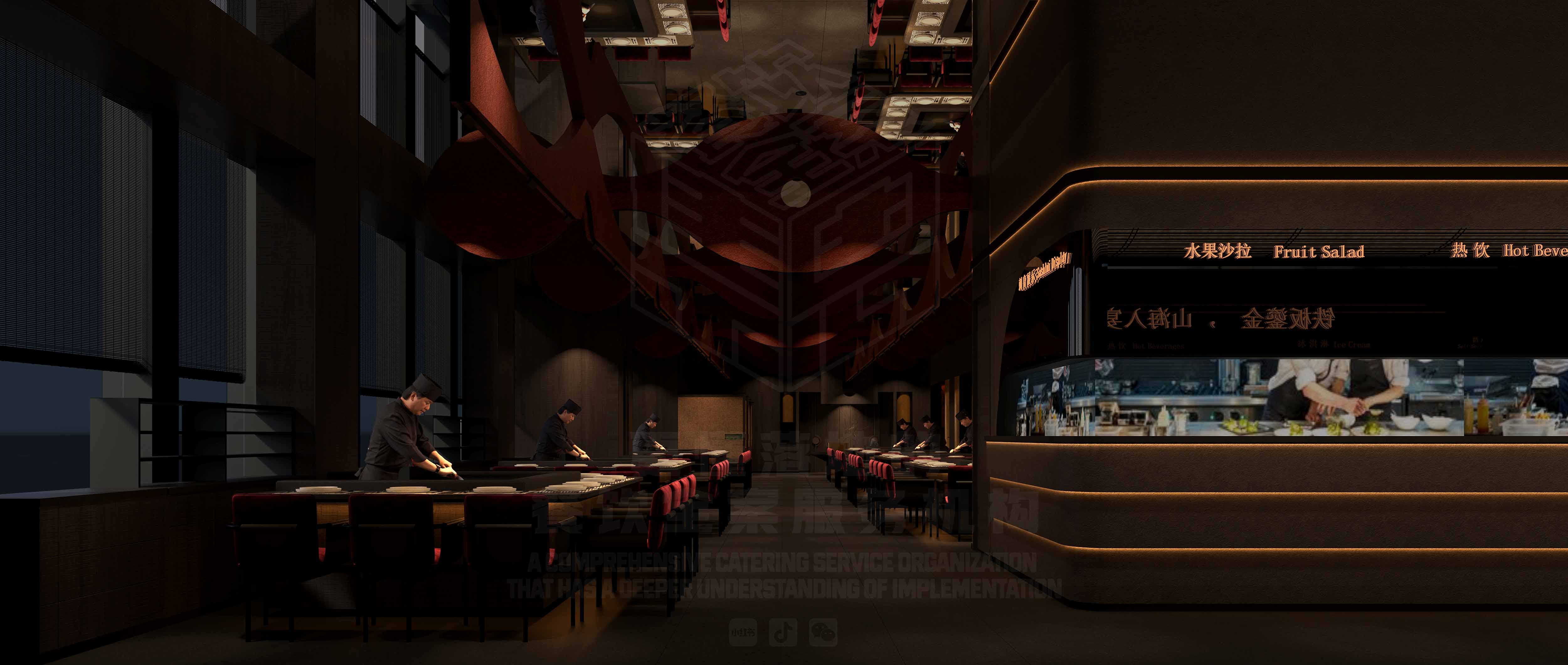 铁板诱惑正弘城店丨中国郑州丨集恩餐饮全案设计-12