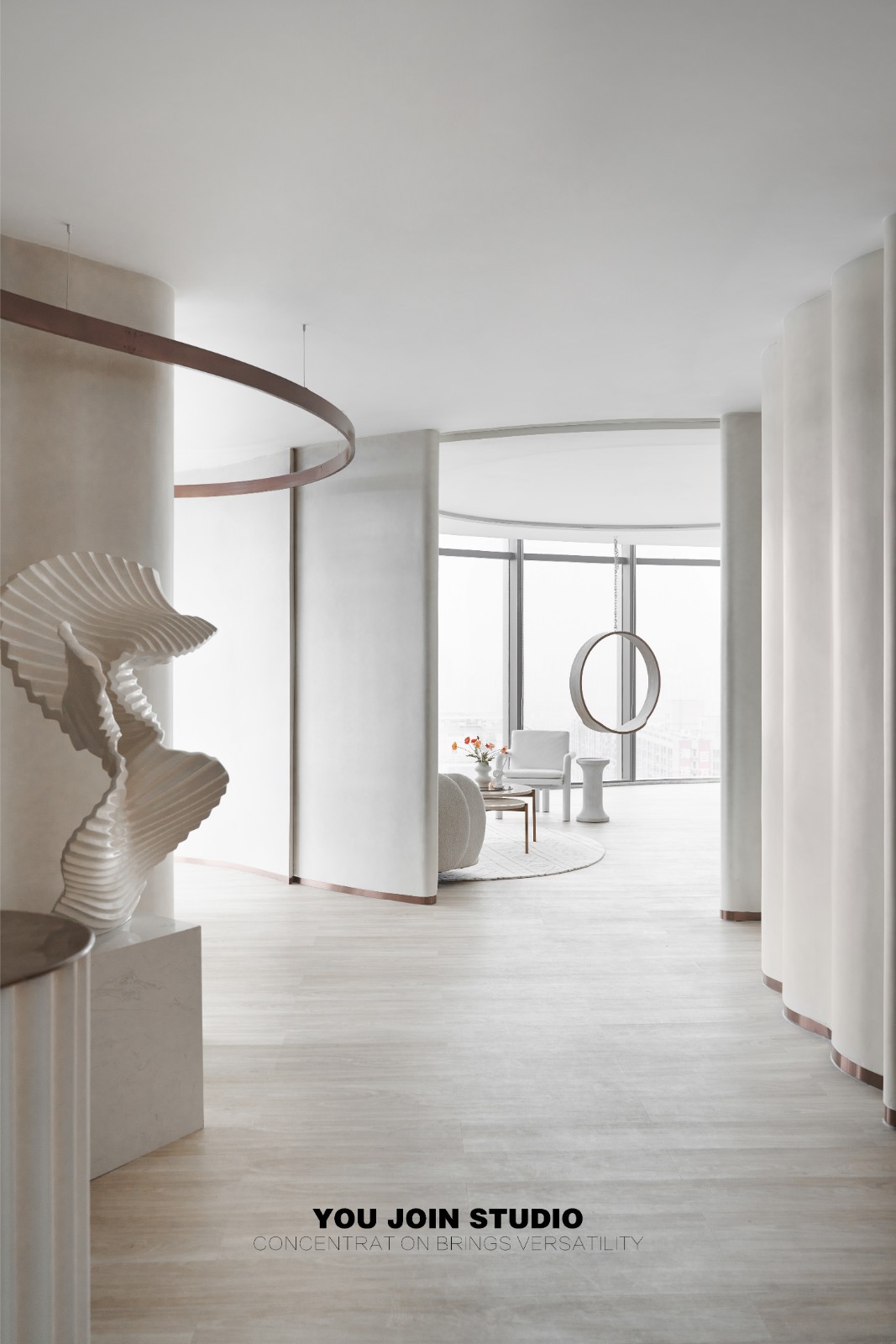 素柔绸纺办公空间设计丨于几设计-19