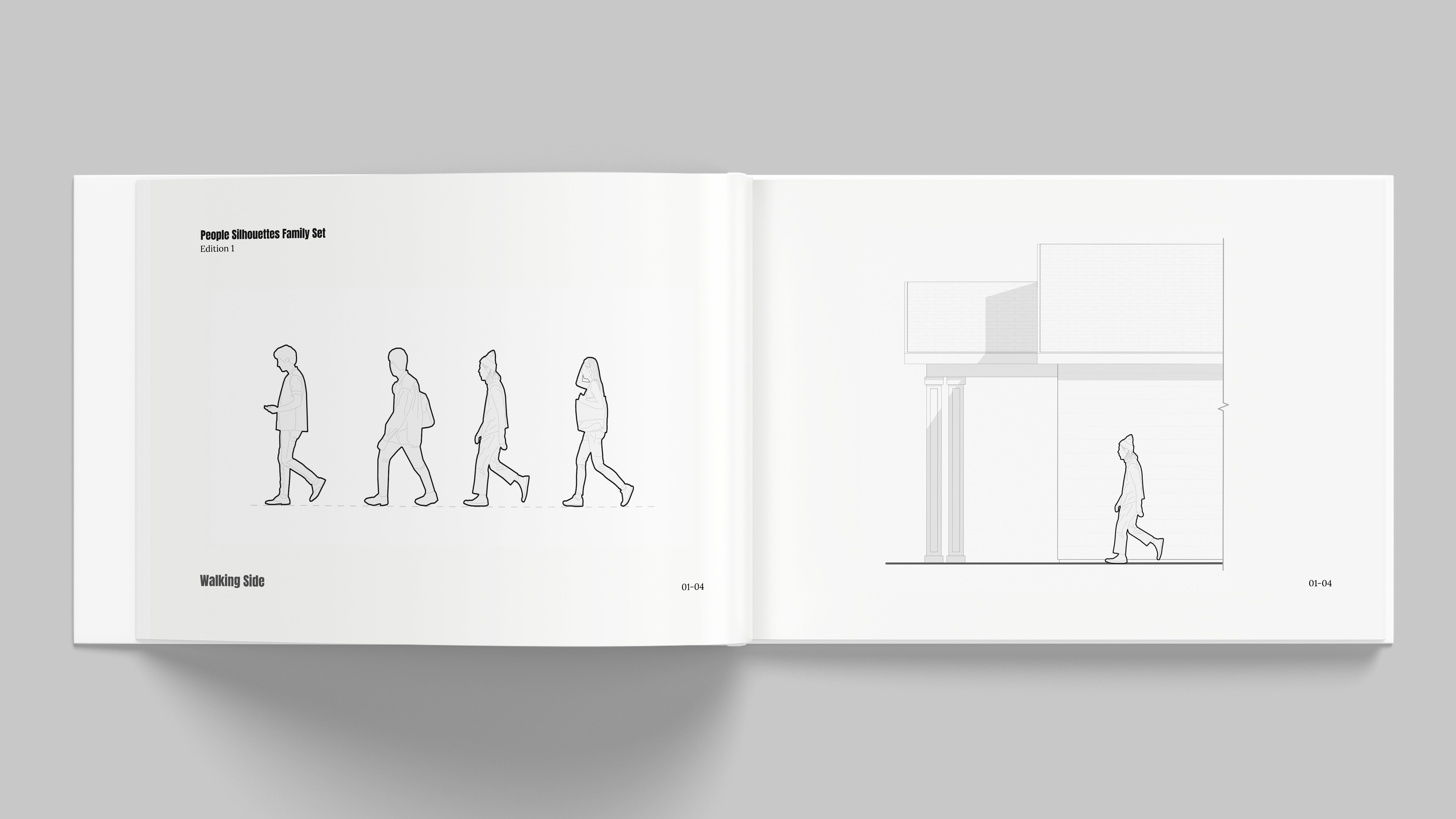 Revit人物轮廓族集-5