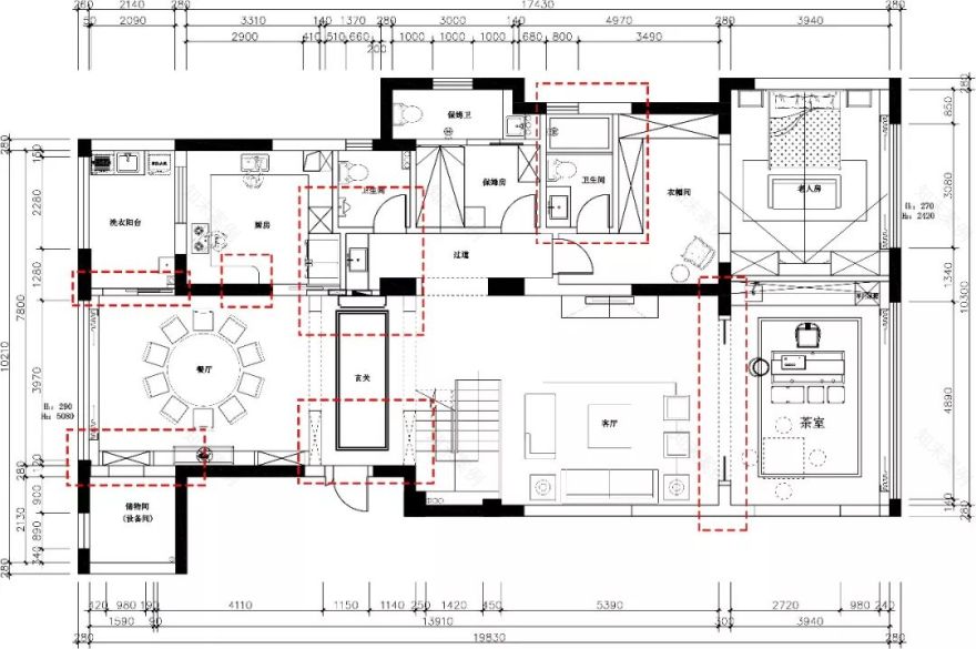 东阳 420㎡极简复式,黑白灰构建纯粹空间-20
