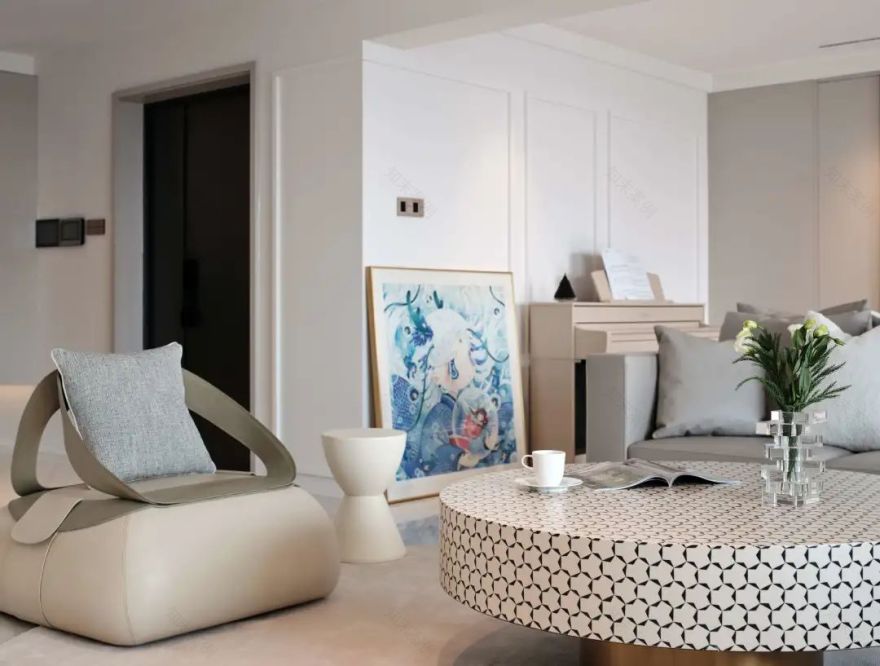 敔山湖畔春暖花开 · 苏鸣设计师的185㎡白色浪漫主义私宅丨尺度设计-23