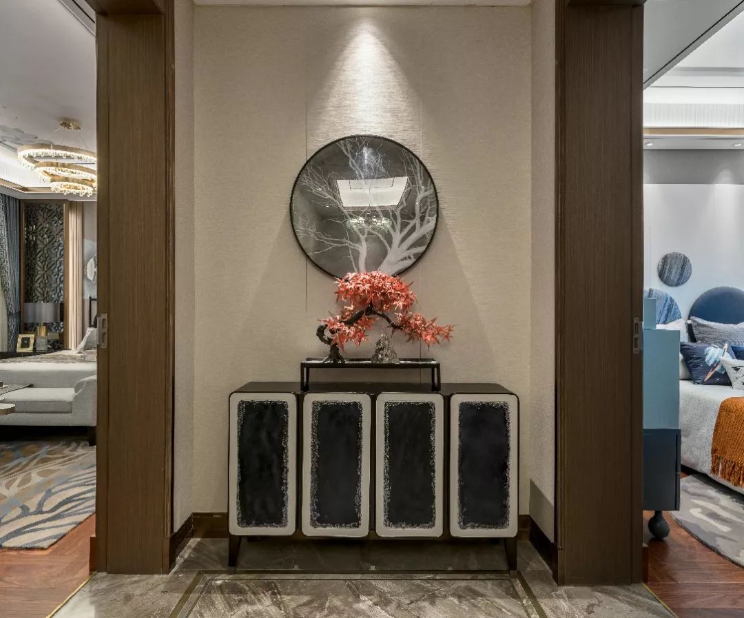常德和瑞别墅下叠户型软装设计 | 现代风尚与东方禅意的融合-42