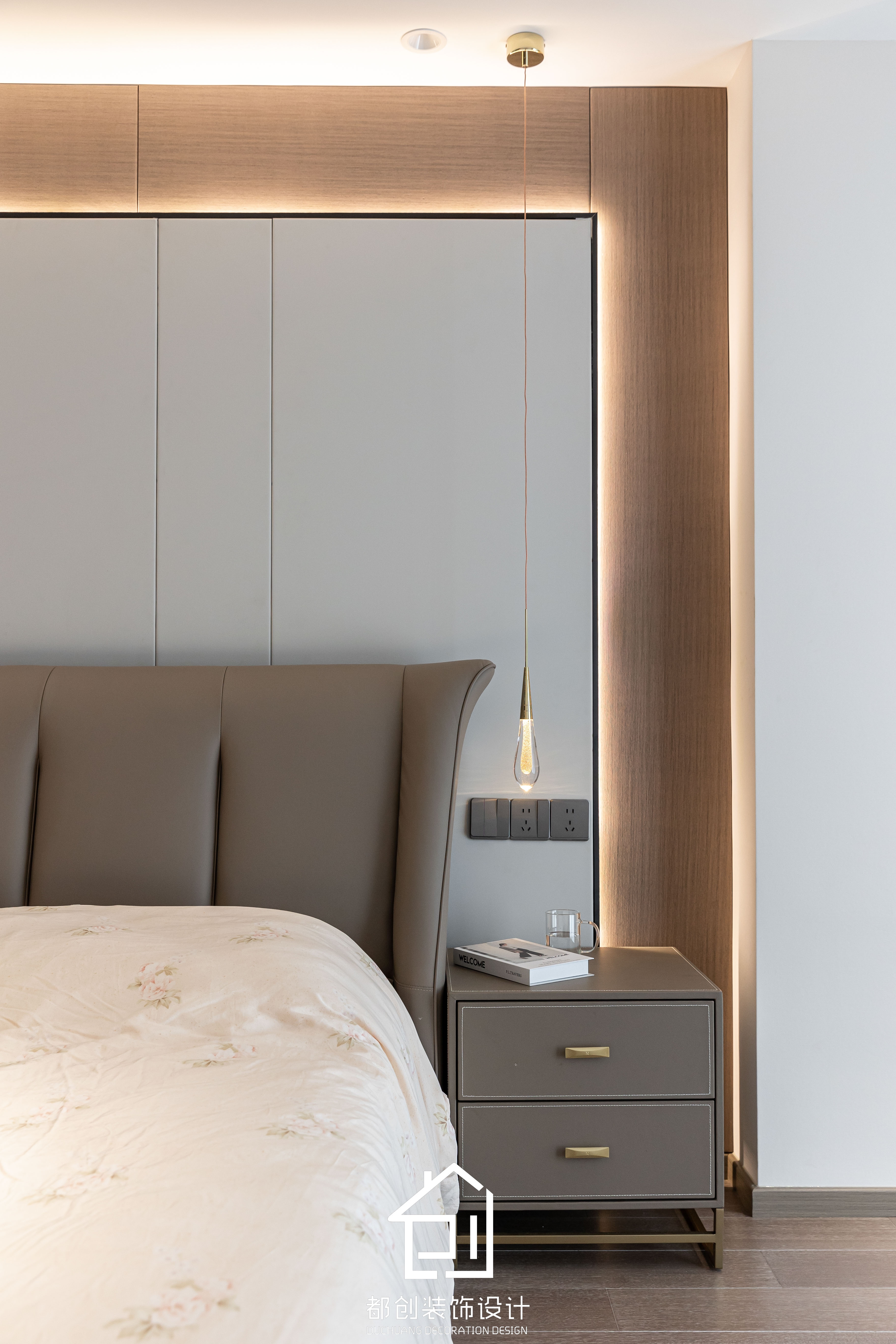 165方复式现代风| 都创装饰设计-8