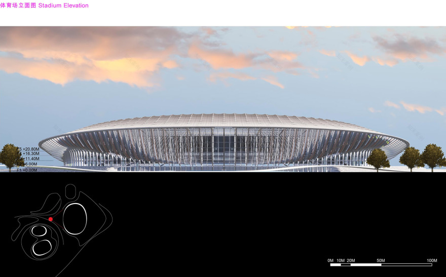 大湾区体育中心丨中国广州丨扎哈·哈迪德建筑事务所,广东省建筑设计研究院-34