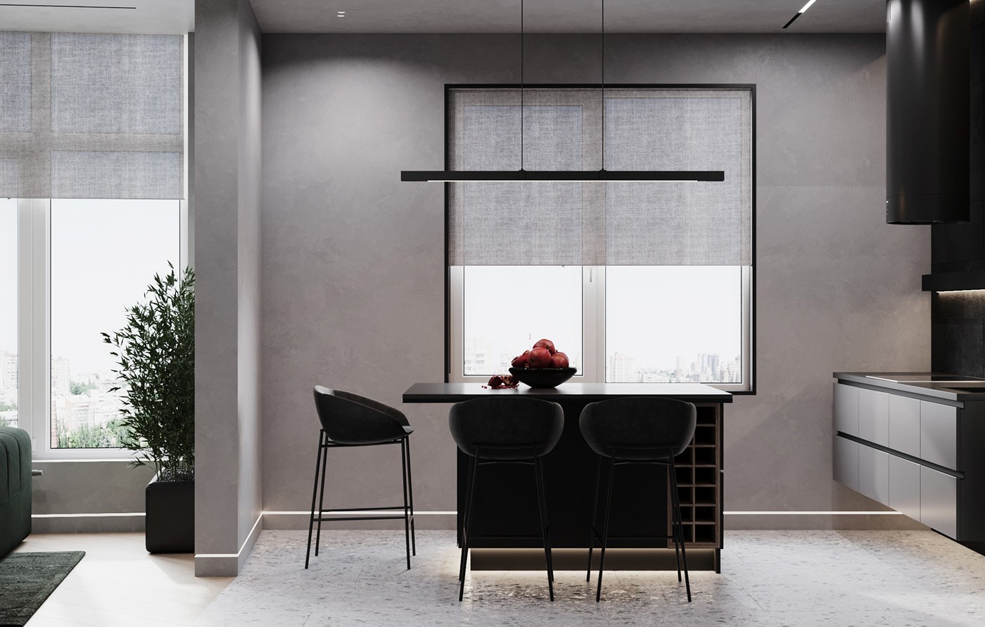 高级灰与绿色 温柔的冷色调 点亮春日-11