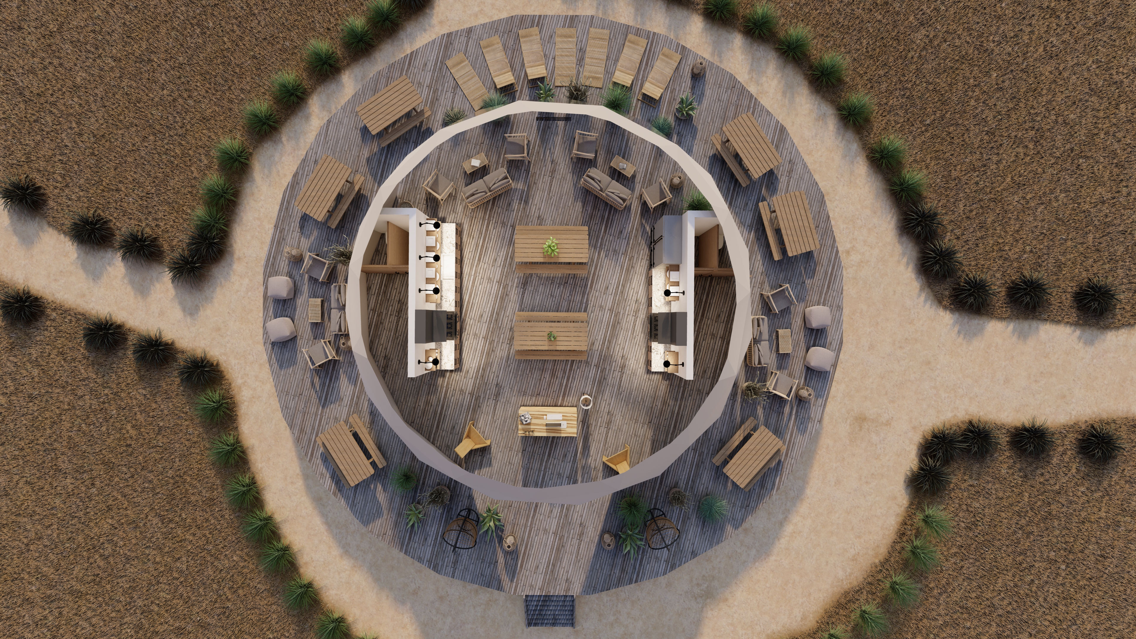 豪华露营设计与三维渲染丨美国丨Elisa Felisatti-9